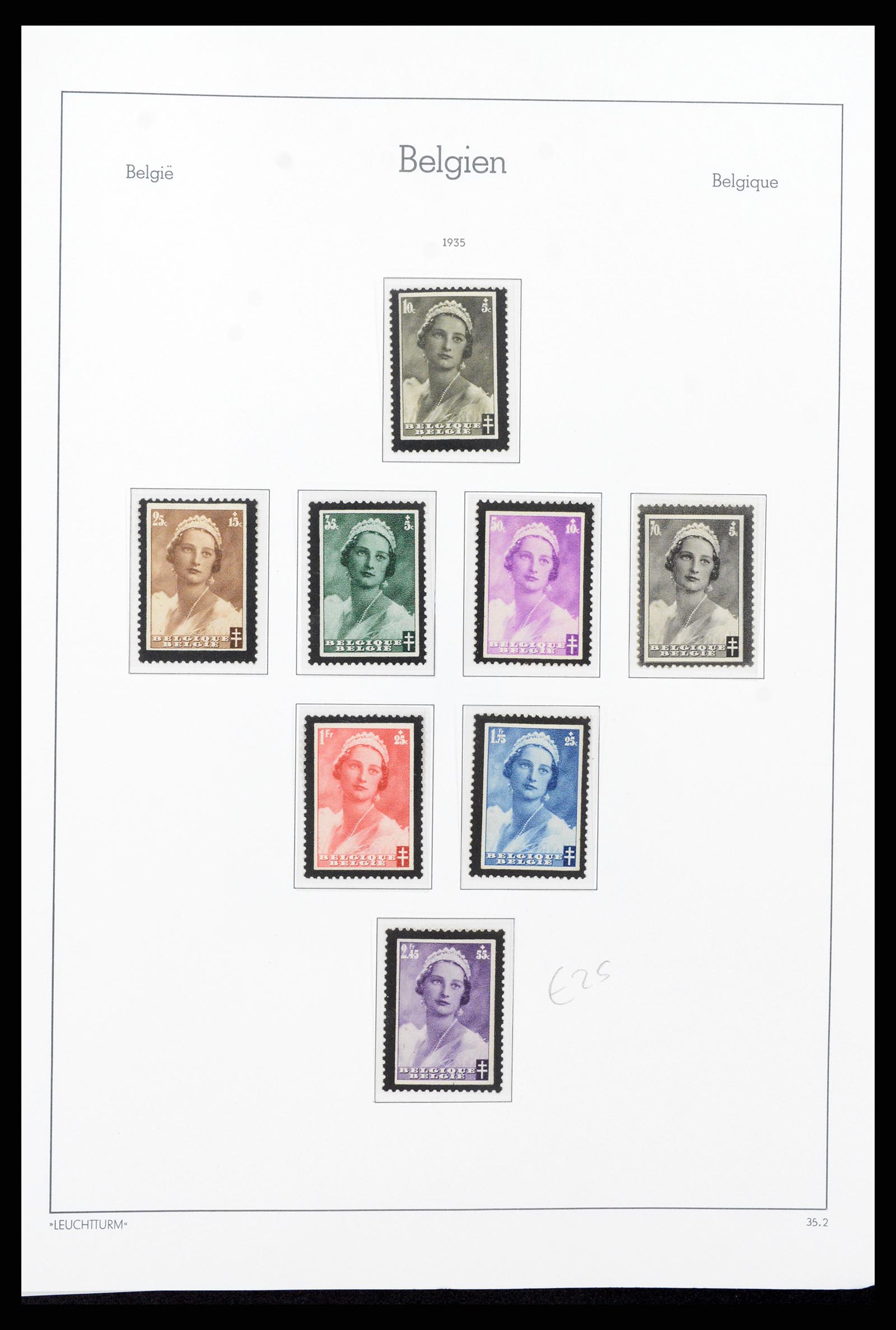 37308 018 - Stamp collection 37308 Belgium 1927-1939.