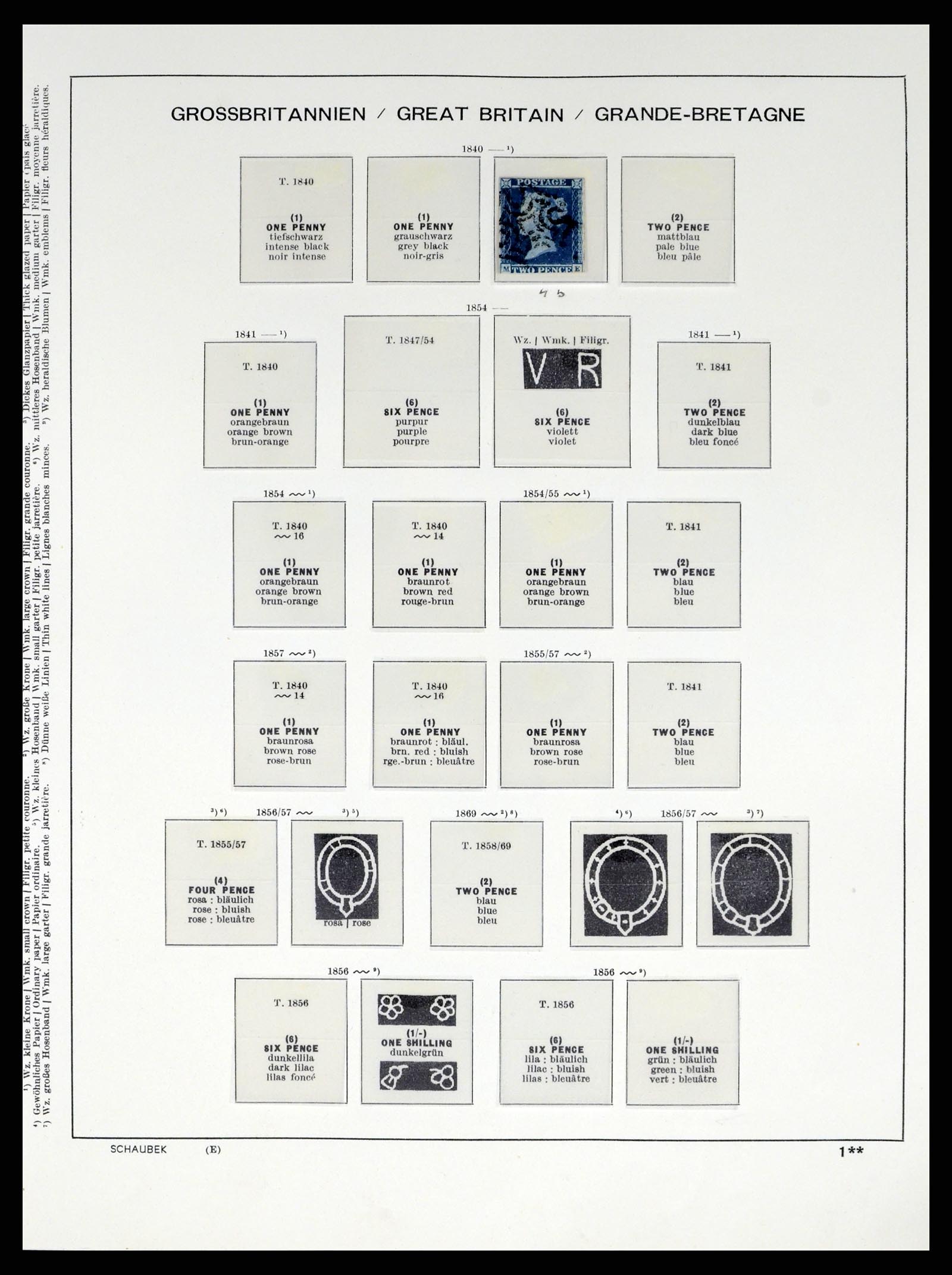 37310 002 - Postzegelverzameling 37310 Engeland 1840-1988.