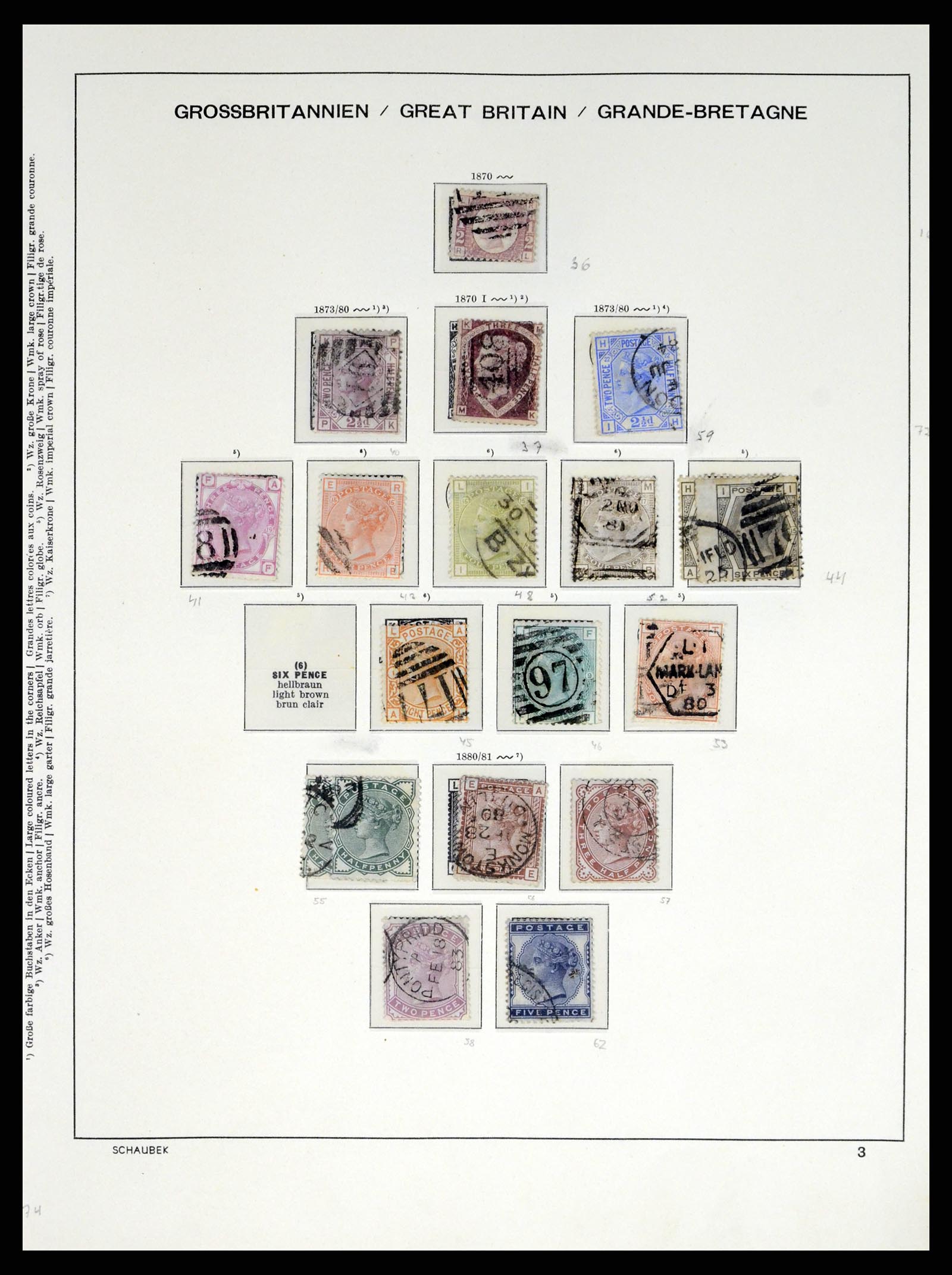 37310 004 - Postzegelverzameling 37310 Engeland 1840-1988.