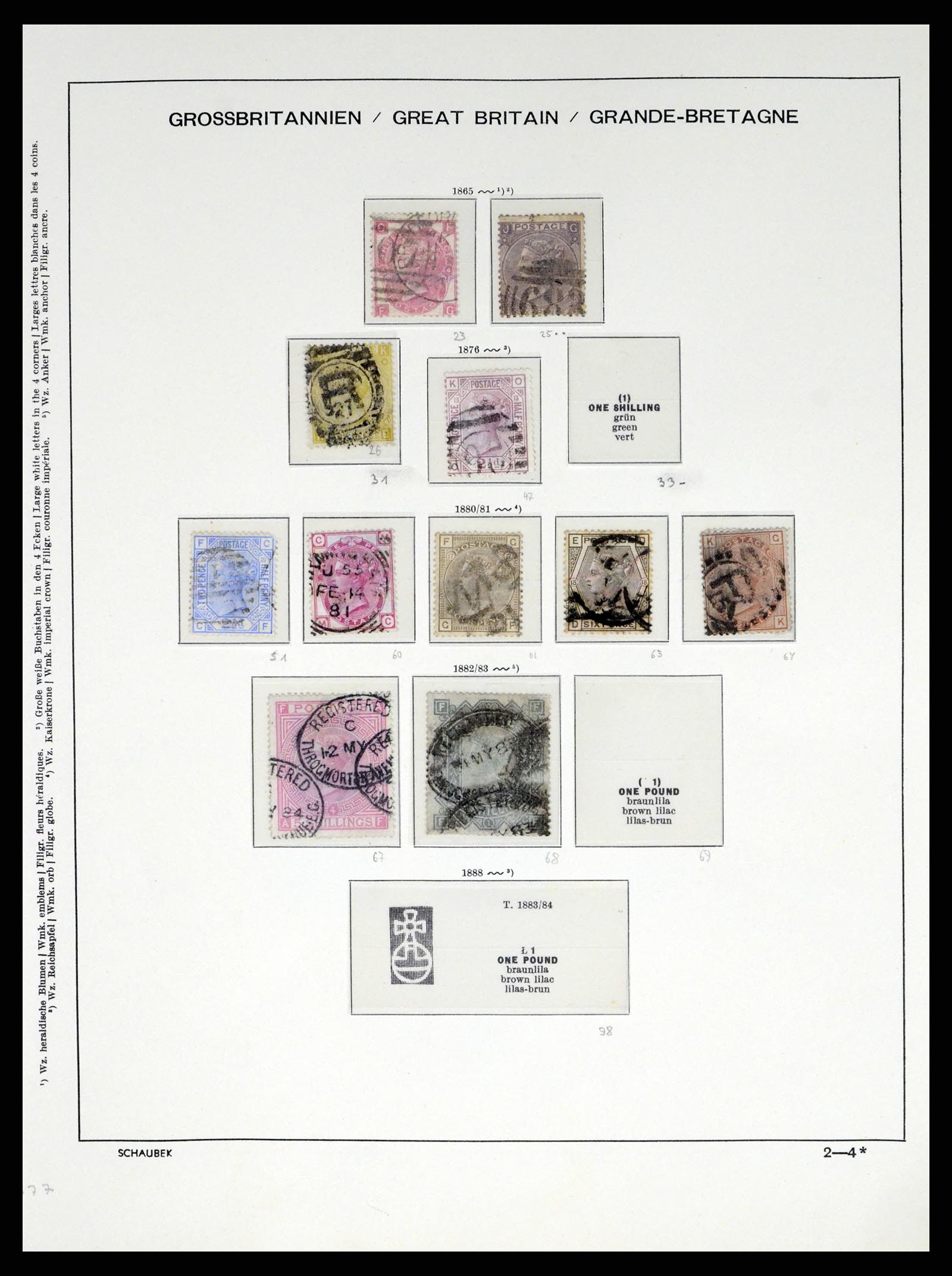 37310 005 - Postzegelverzameling 37310 Engeland 1840-1988.