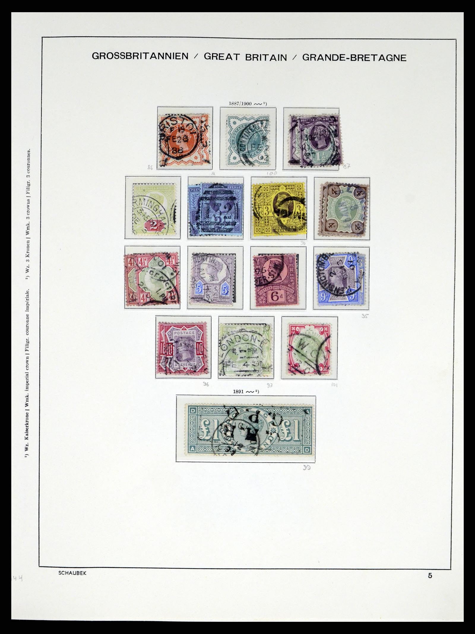 37310 008 - Postzegelverzameling 37310 Engeland 1840-1988.