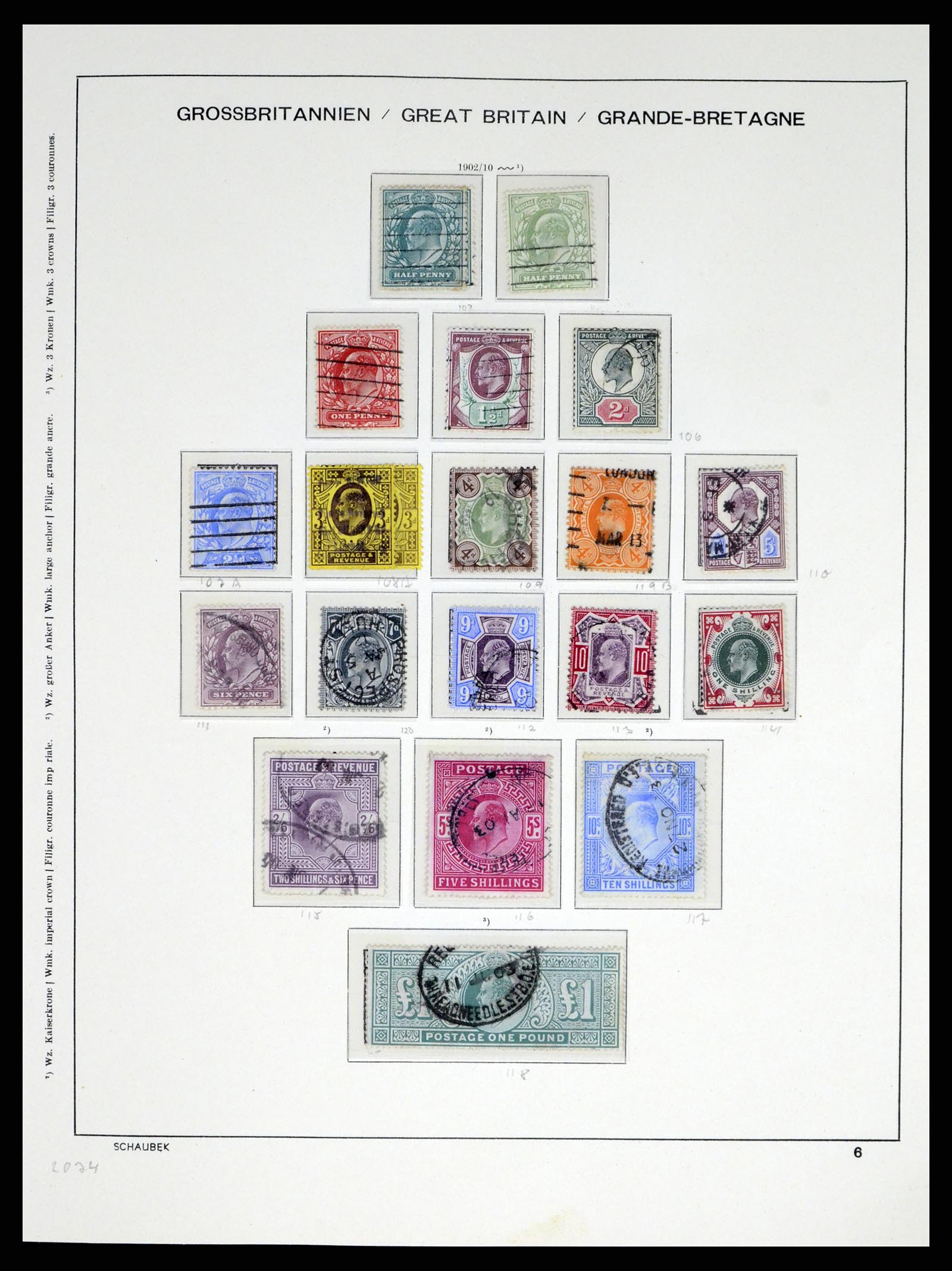 37310 009 - Postzegelverzameling 37310 Engeland 1840-1988.