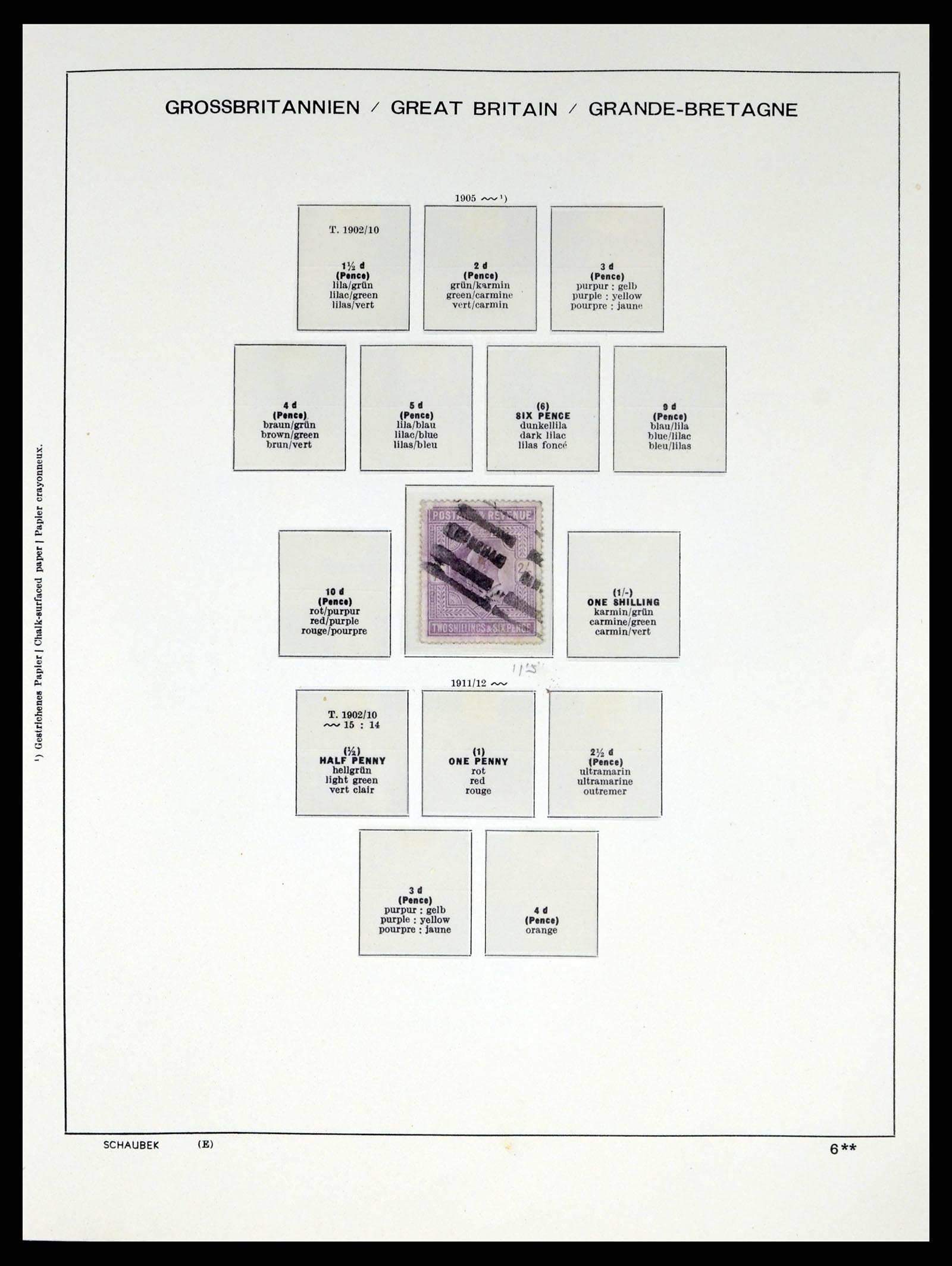 37310 010 - Postzegelverzameling 37310 Engeland 1840-1988.