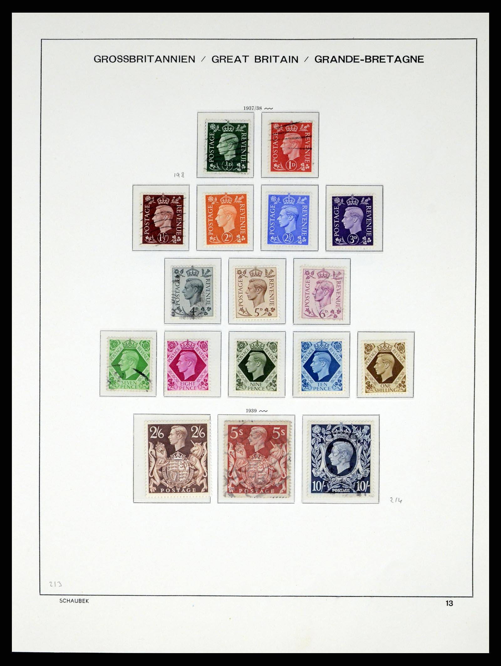 37310 016 - Postzegelverzameling 37310 Engeland 1840-1988.