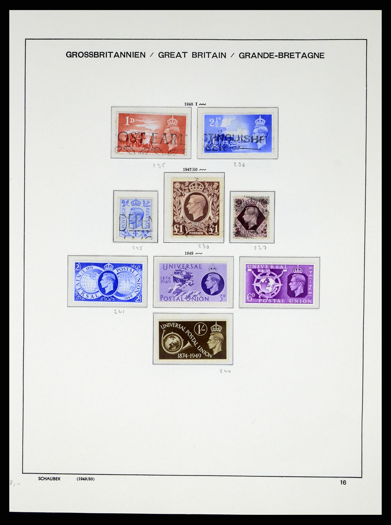 37310 019 - Postzegelverzameling 37310 Engeland 1840-1988.