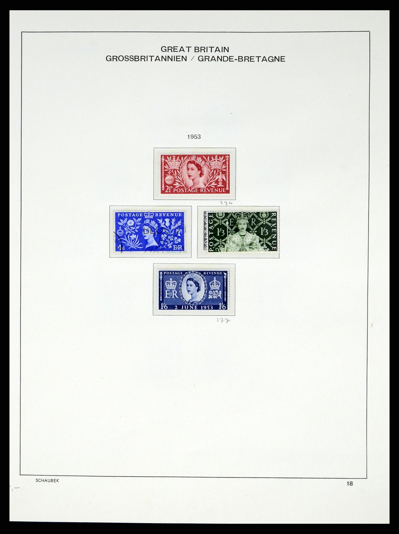 37310 021 - Postzegelverzameling 37310 Engeland 1840-1988.