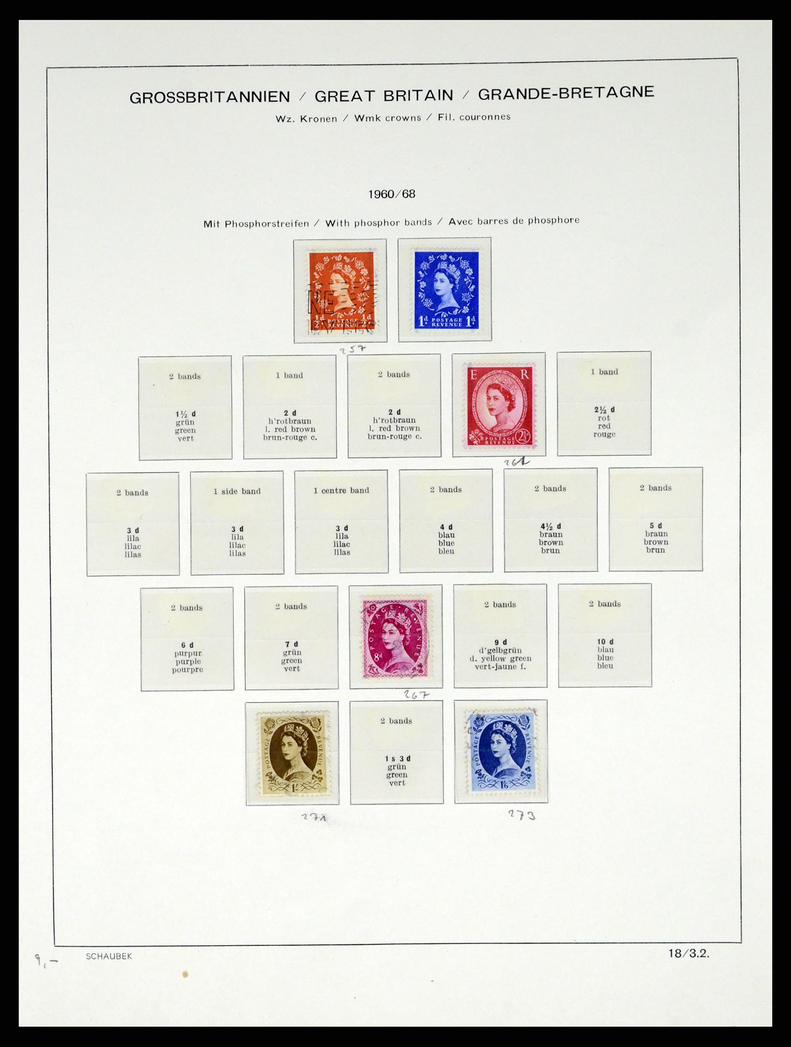 37310 023 - Postzegelverzameling 37310 Engeland 1840-1988.