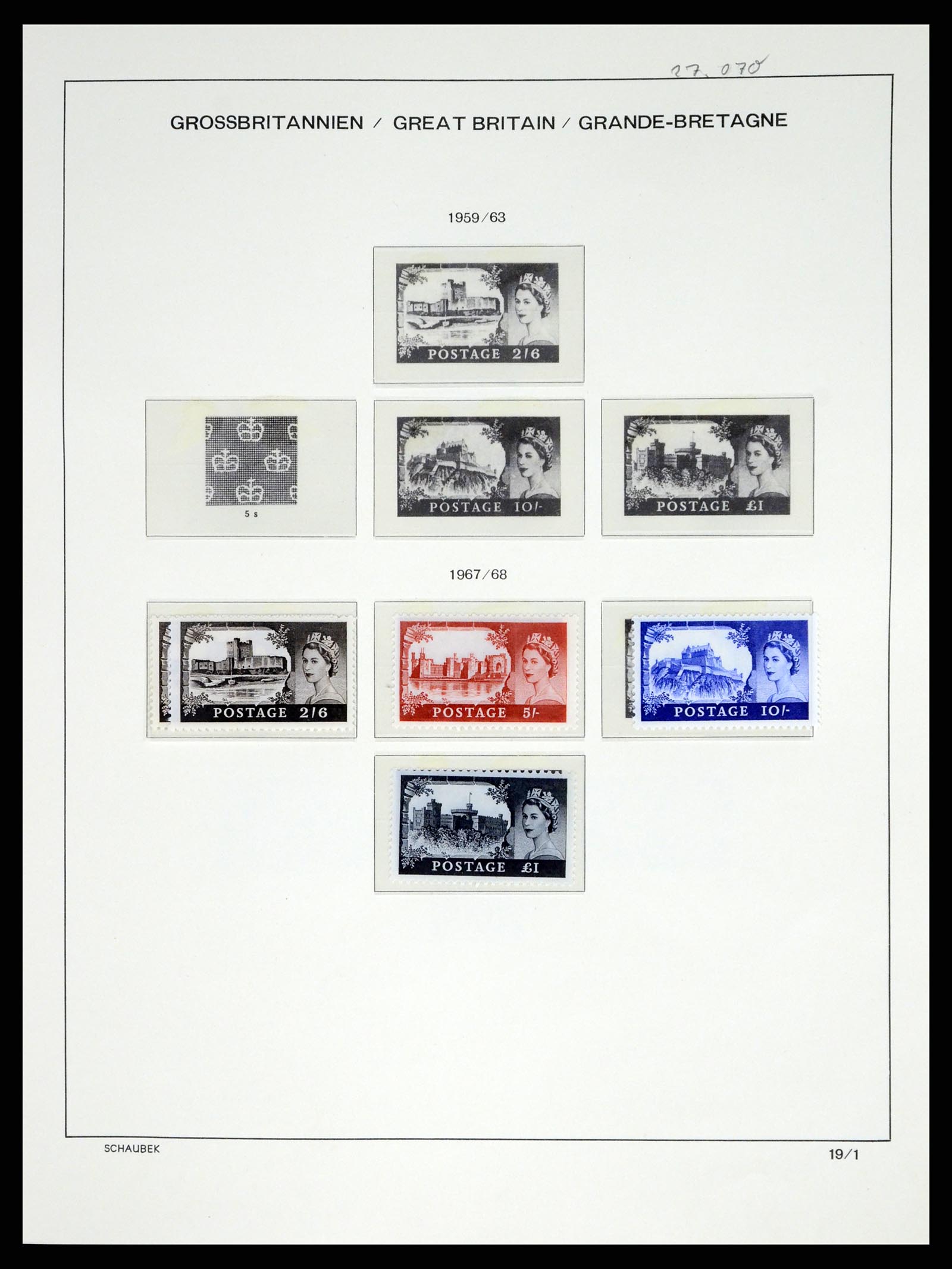 37310 025 - Postzegelverzameling 37310 Engeland 1840-1988.