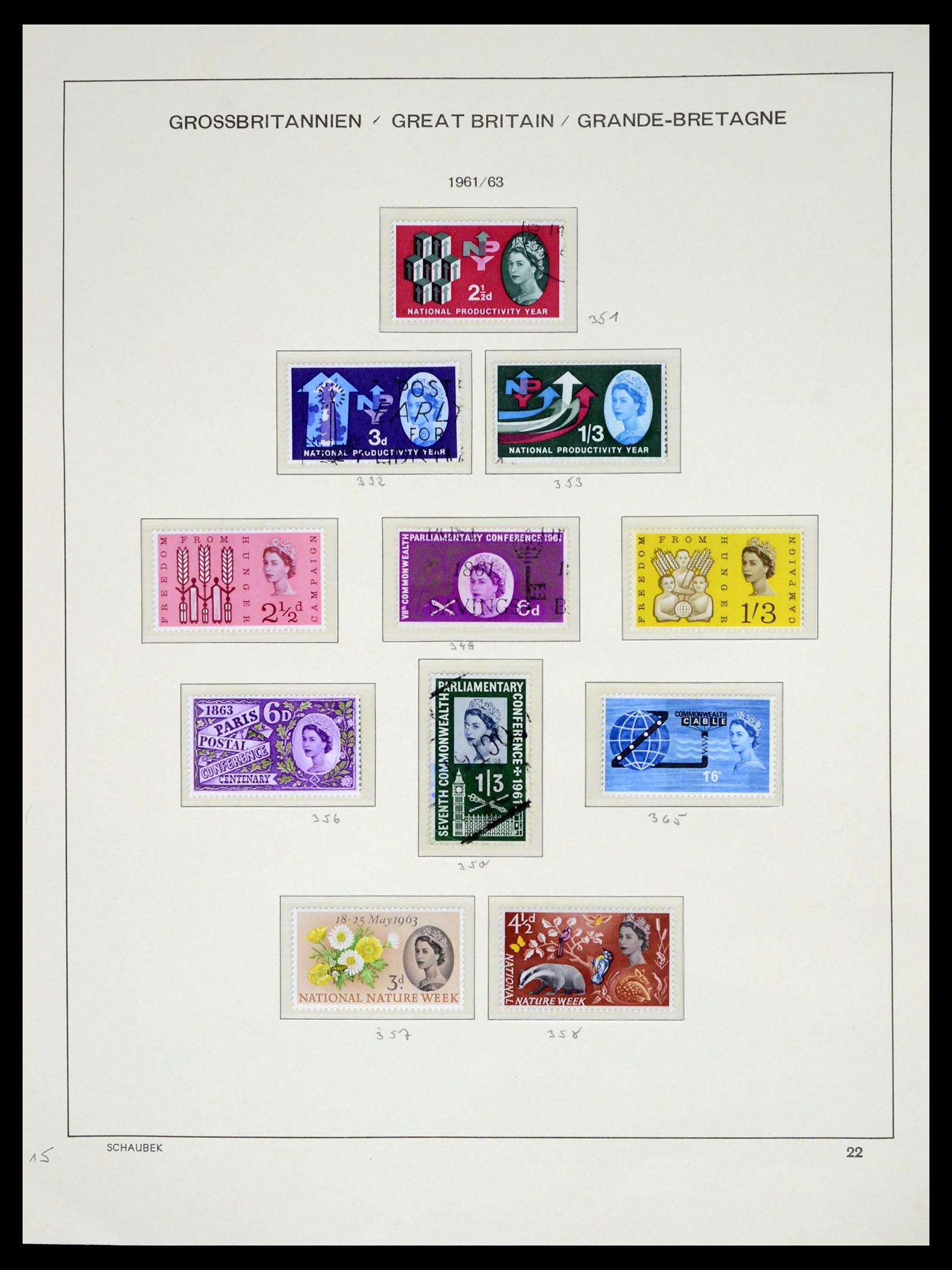 37310 027 - Postzegelverzameling 37310 Engeland 1840-1988.