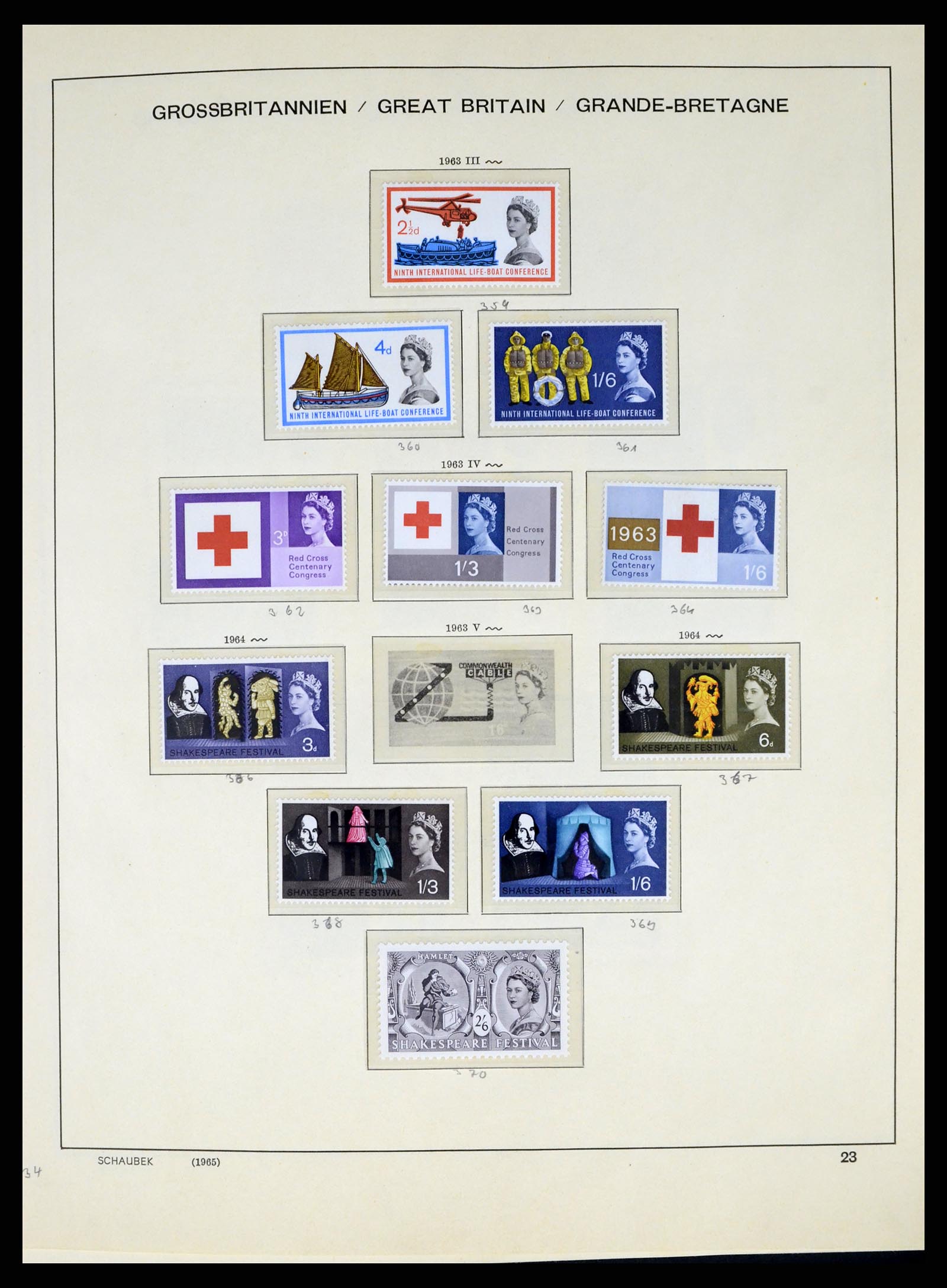 37310 028 - Postzegelverzameling 37310 Engeland 1840-1988.