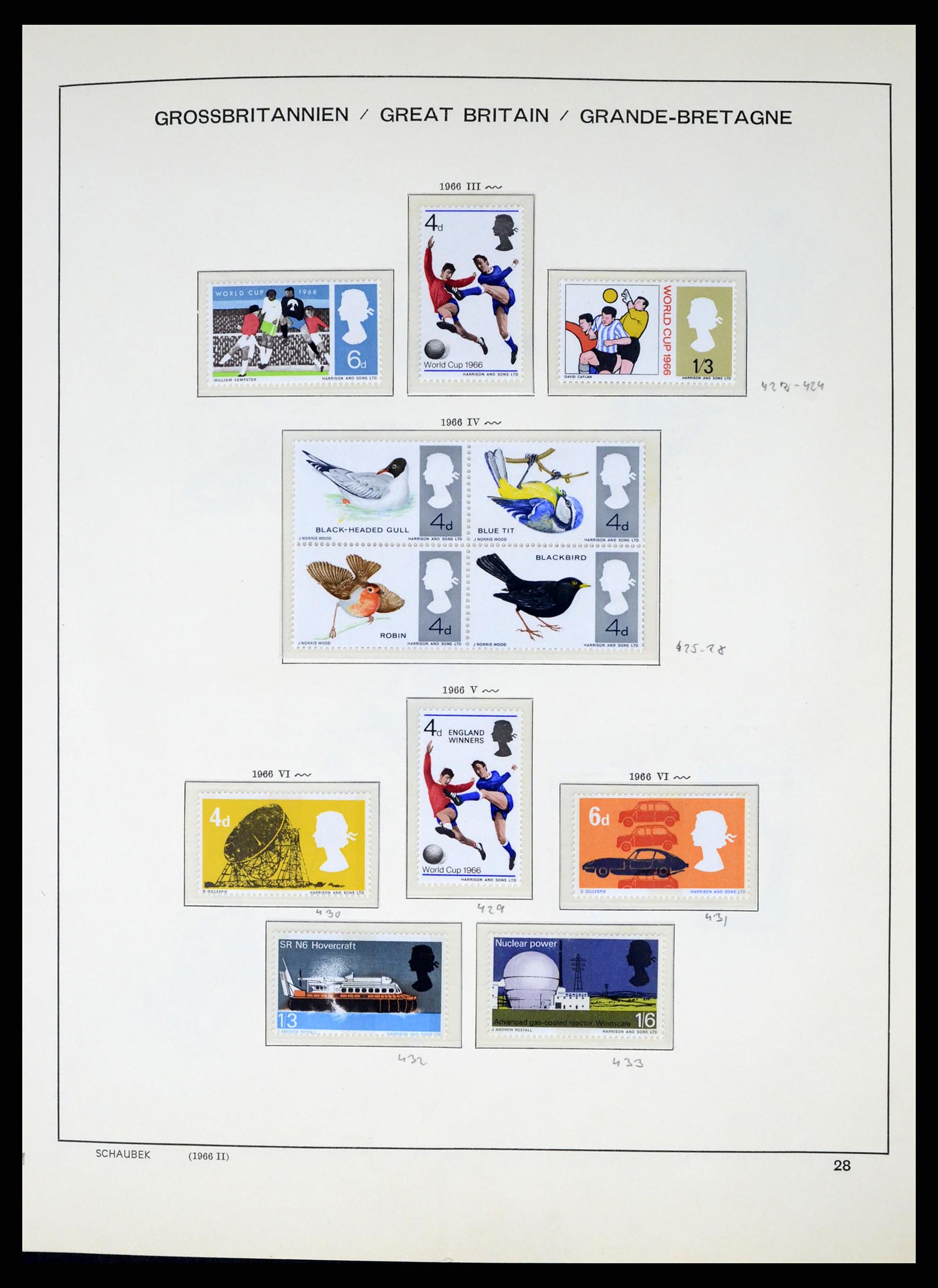 37310 033 - Postzegelverzameling 37310 Engeland 1840-1988.