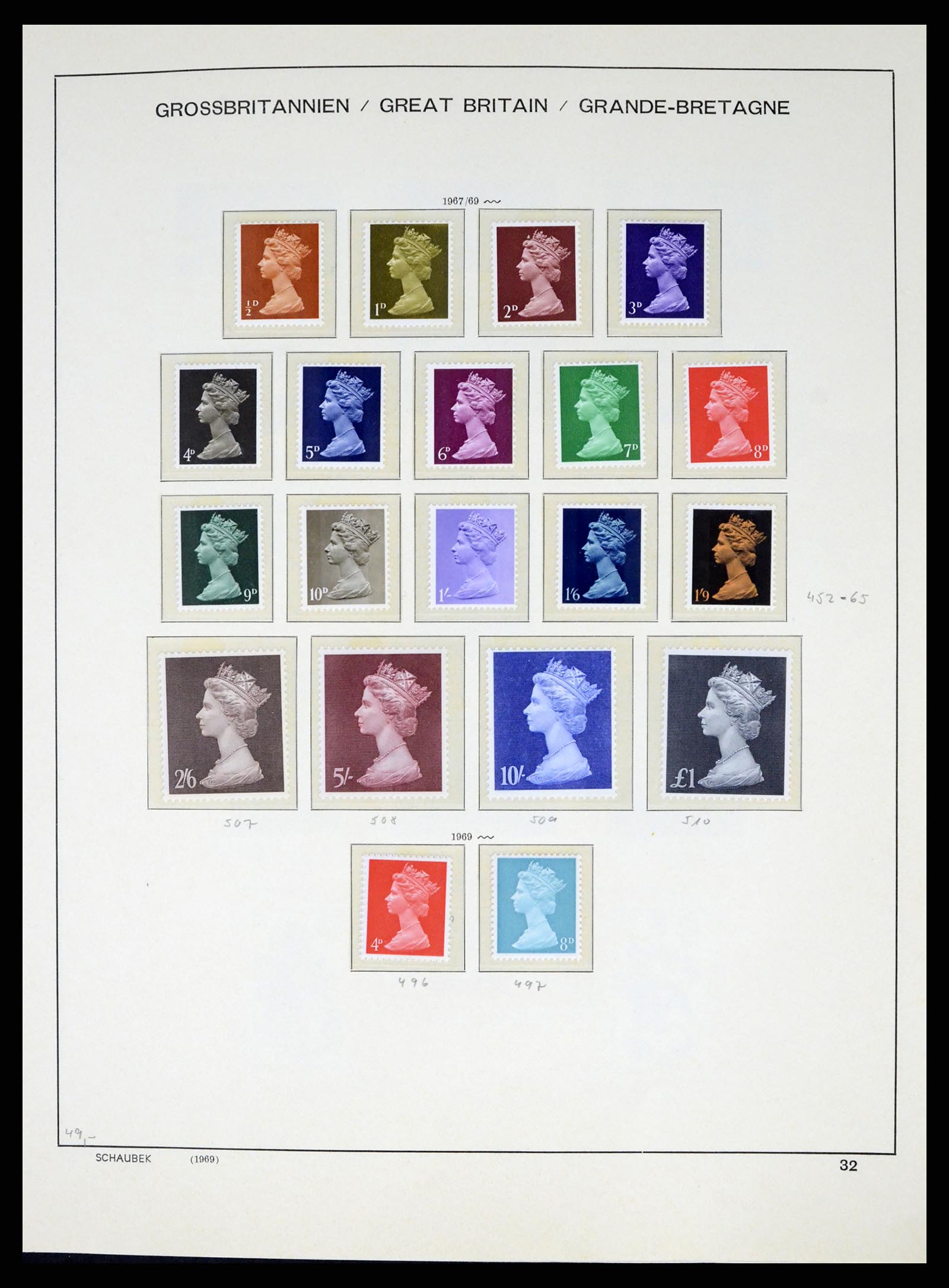 37310 037 - Postzegelverzameling 37310 Engeland 1840-1988.
