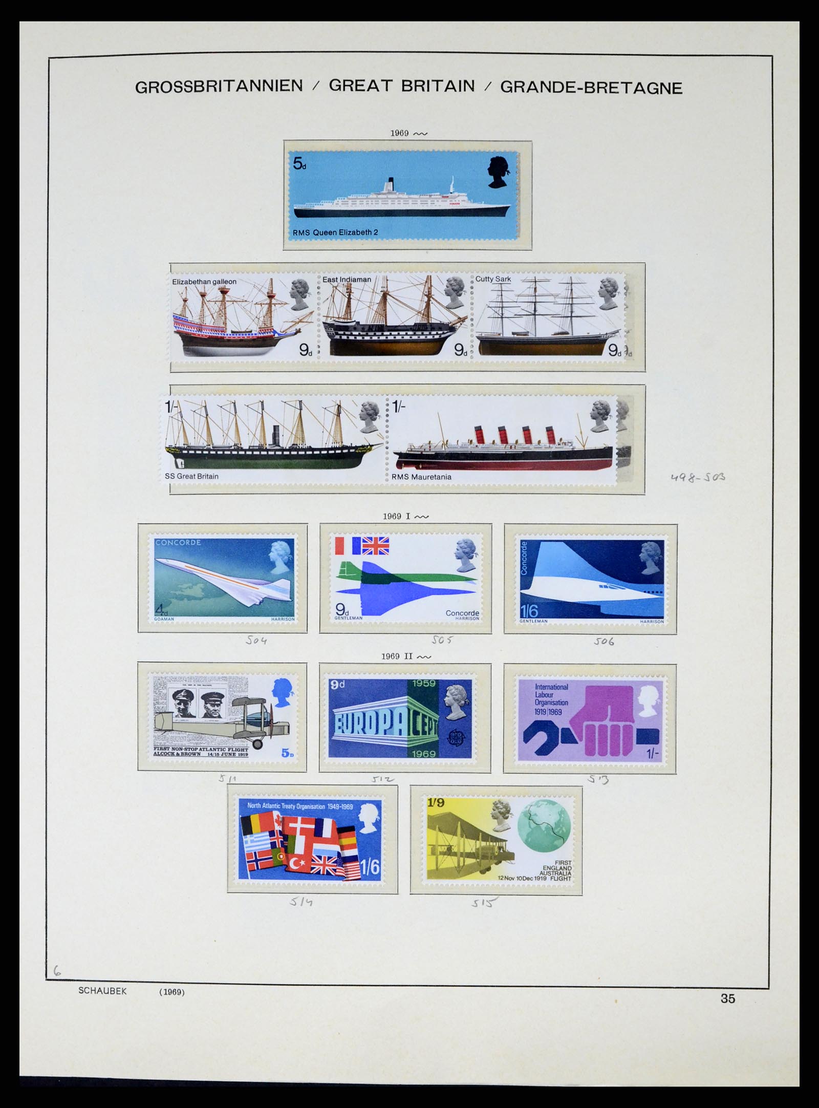 37310 040 - Postzegelverzameling 37310 Engeland 1840-1988.