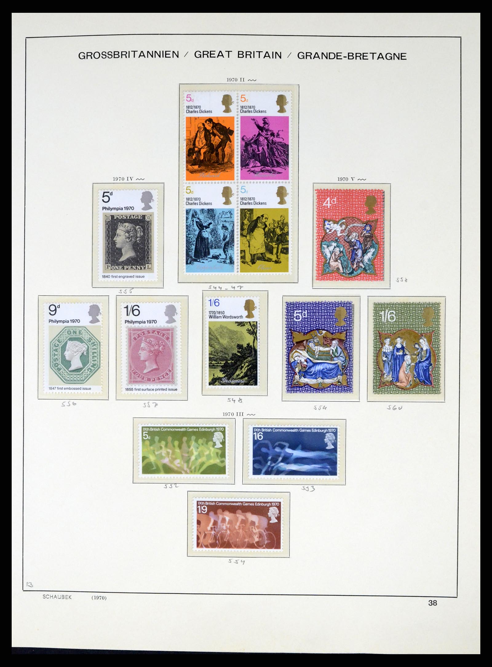 37310 043 - Postzegelverzameling 37310 Engeland 1840-1988.