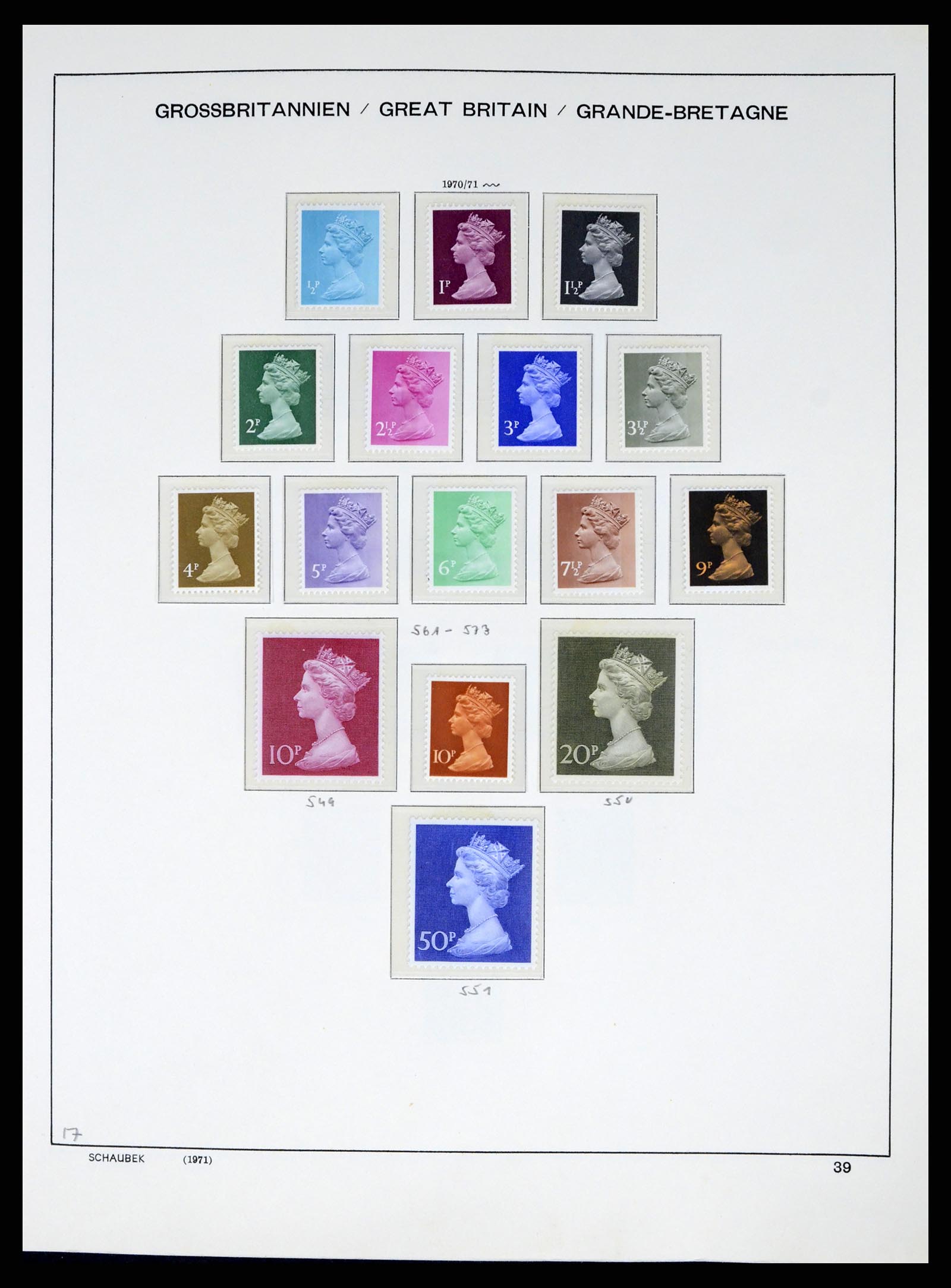 37310 044 - Postzegelverzameling 37310 Engeland 1840-1988.