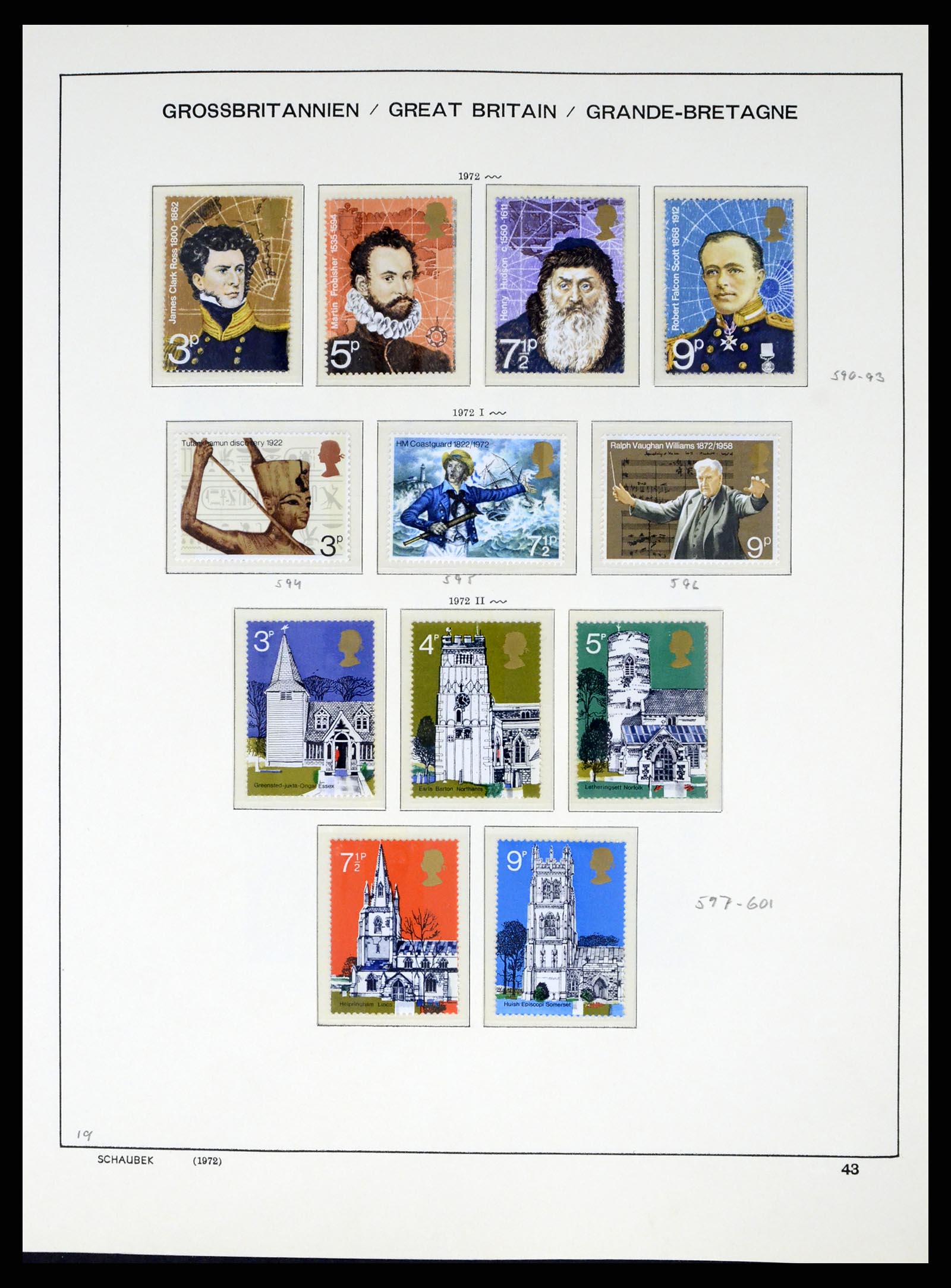 37310 048 - Postzegelverzameling 37310 Engeland 1840-1988.