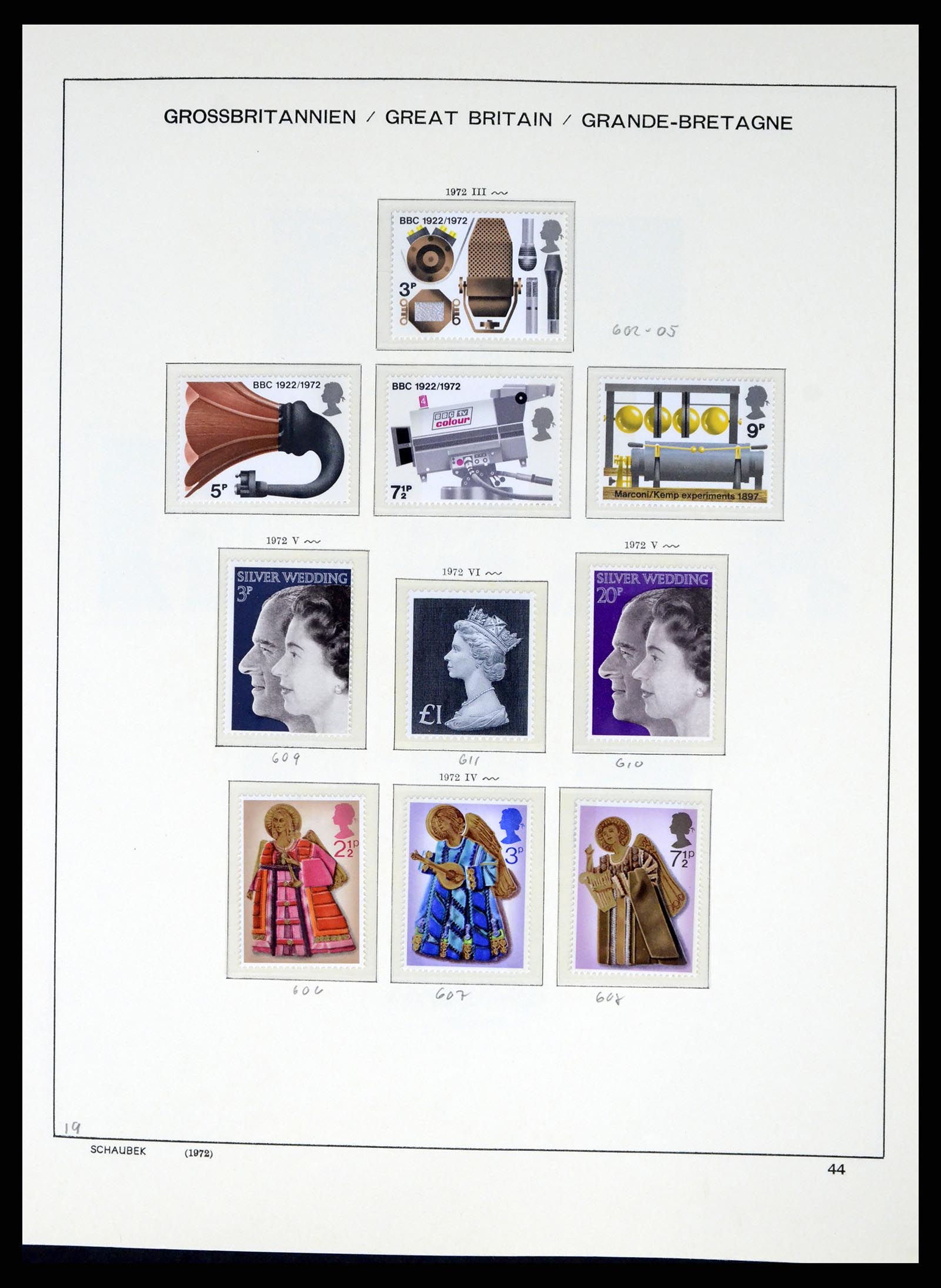 37310 049 - Postzegelverzameling 37310 Engeland 1840-1988.