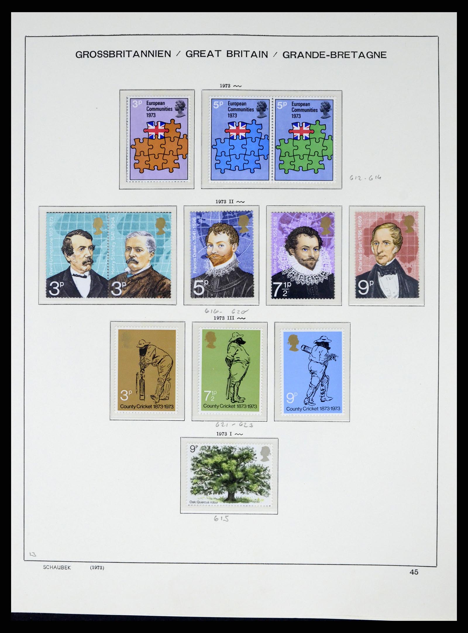 37310 050 - Postzegelverzameling 37310 Engeland 1840-1988.