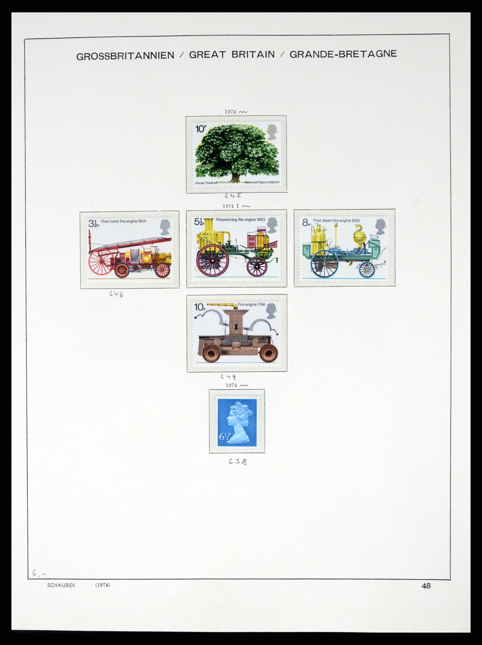 37310 053 - Postzegelverzameling 37310 Engeland 1840-1988.