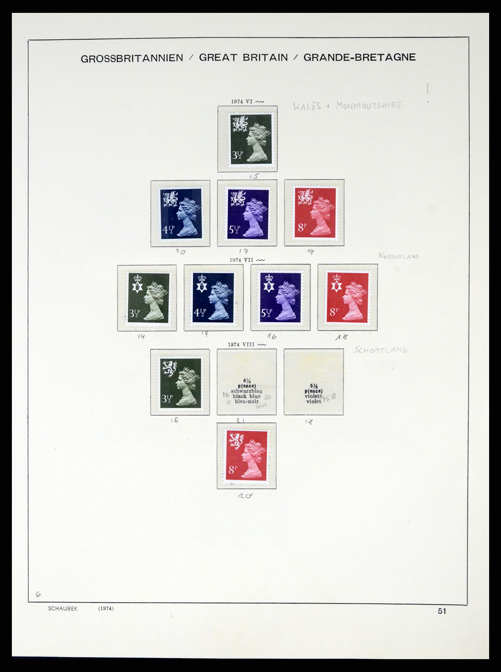 37310 056 - Postzegelverzameling 37310 Engeland 1840-1988.