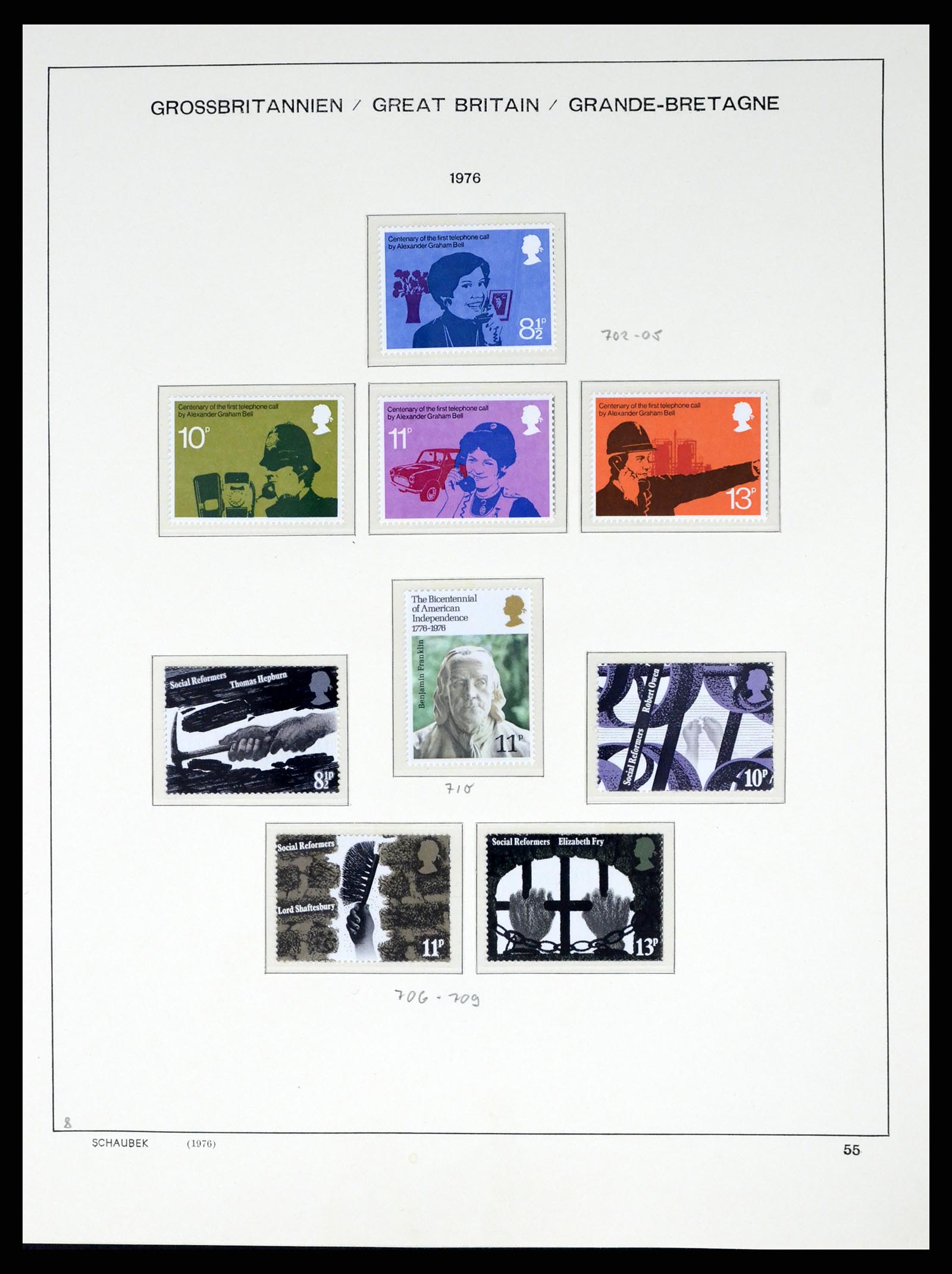 37310 060 - Postzegelverzameling 37310 Engeland 1840-1988.