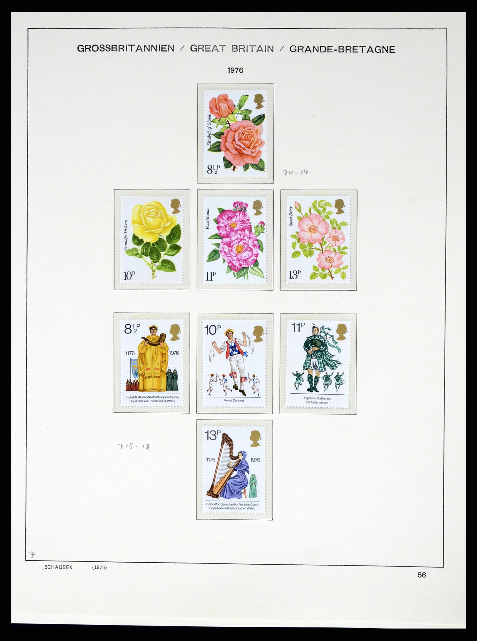 37310 061 - Postzegelverzameling 37310 Engeland 1840-1988.