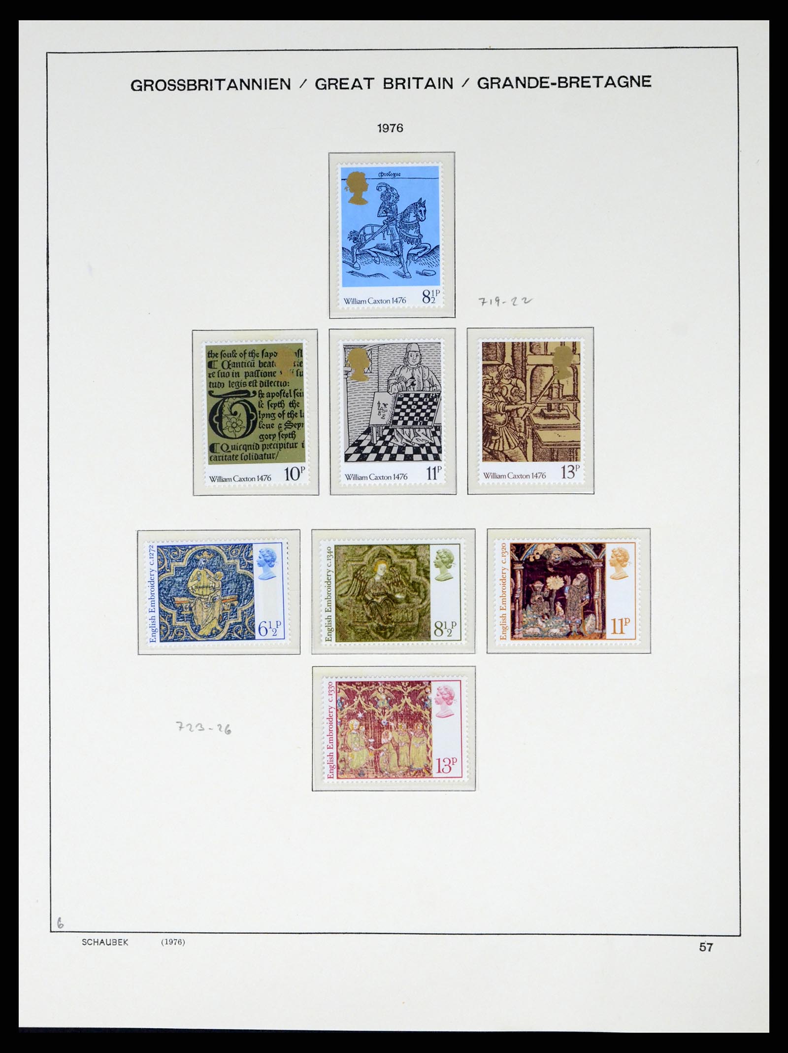 37310 062 - Postzegelverzameling 37310 Engeland 1840-1988.