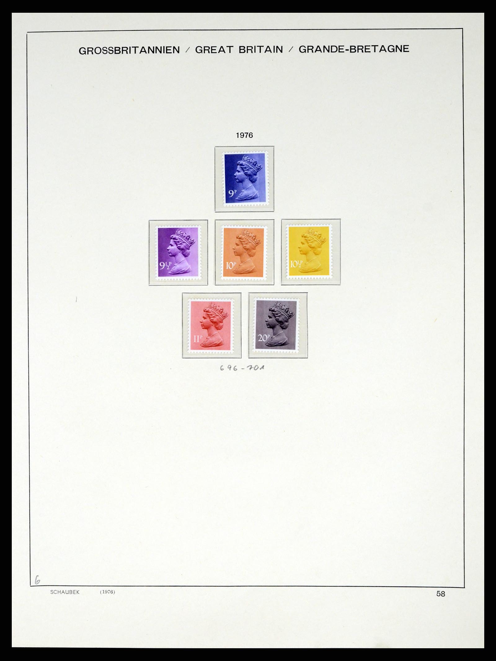 37310 063 - Postzegelverzameling 37310 Engeland 1840-1988.