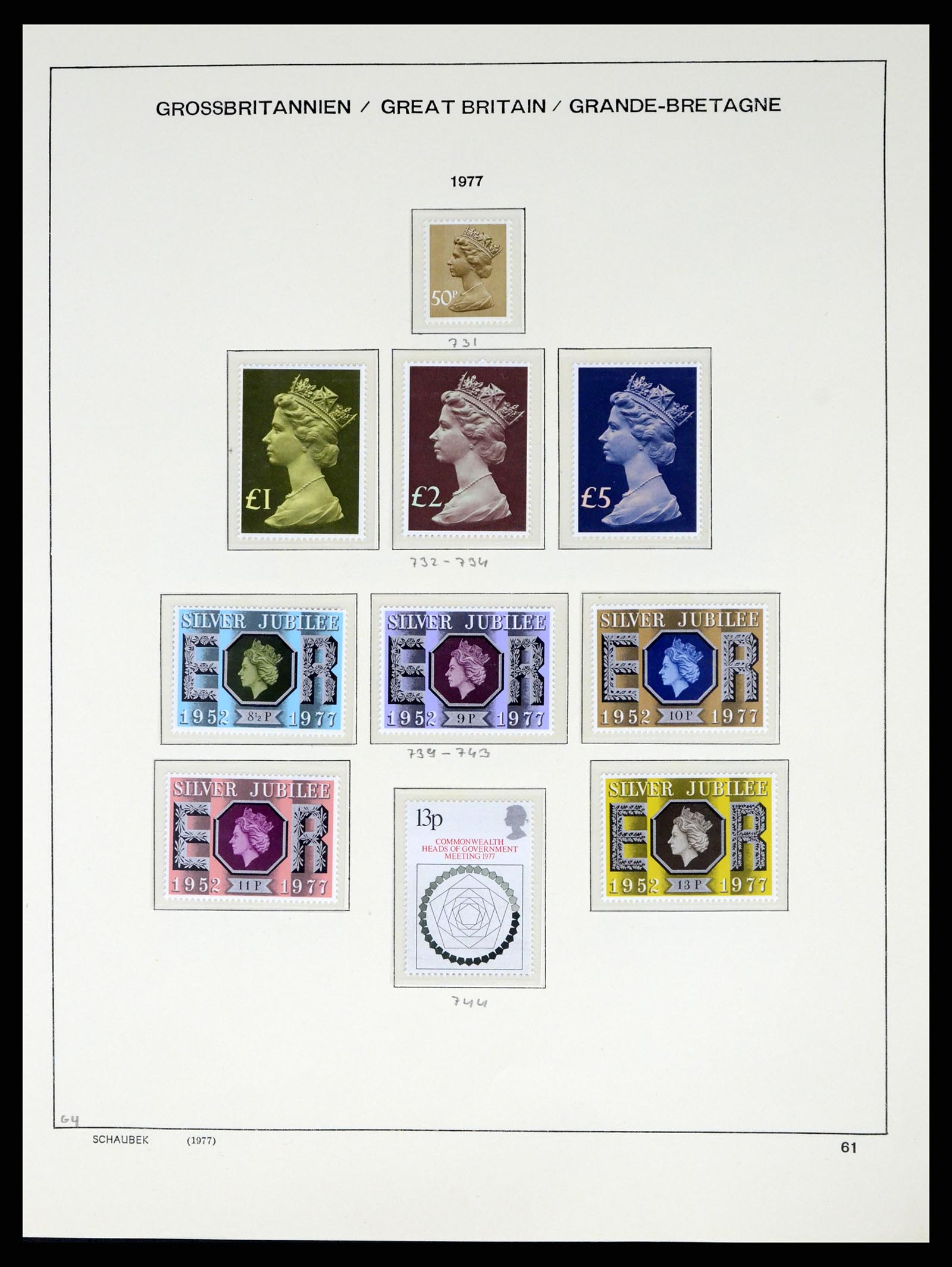 37310 065 - Postzegelverzameling 37310 Engeland 1840-1988.