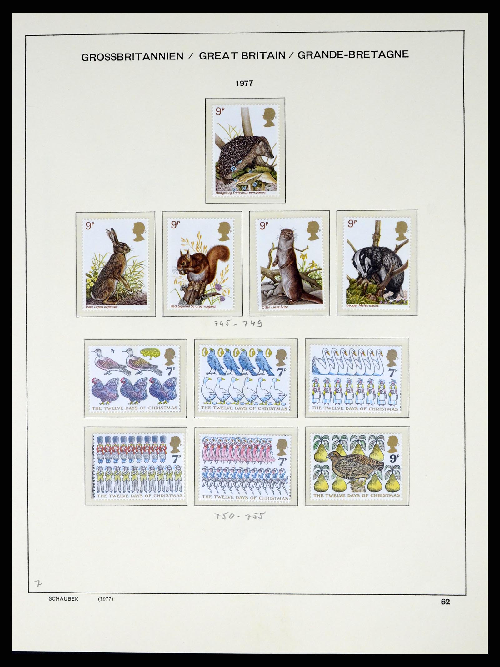 37310 066 - Postzegelverzameling 37310 Engeland 1840-1988.