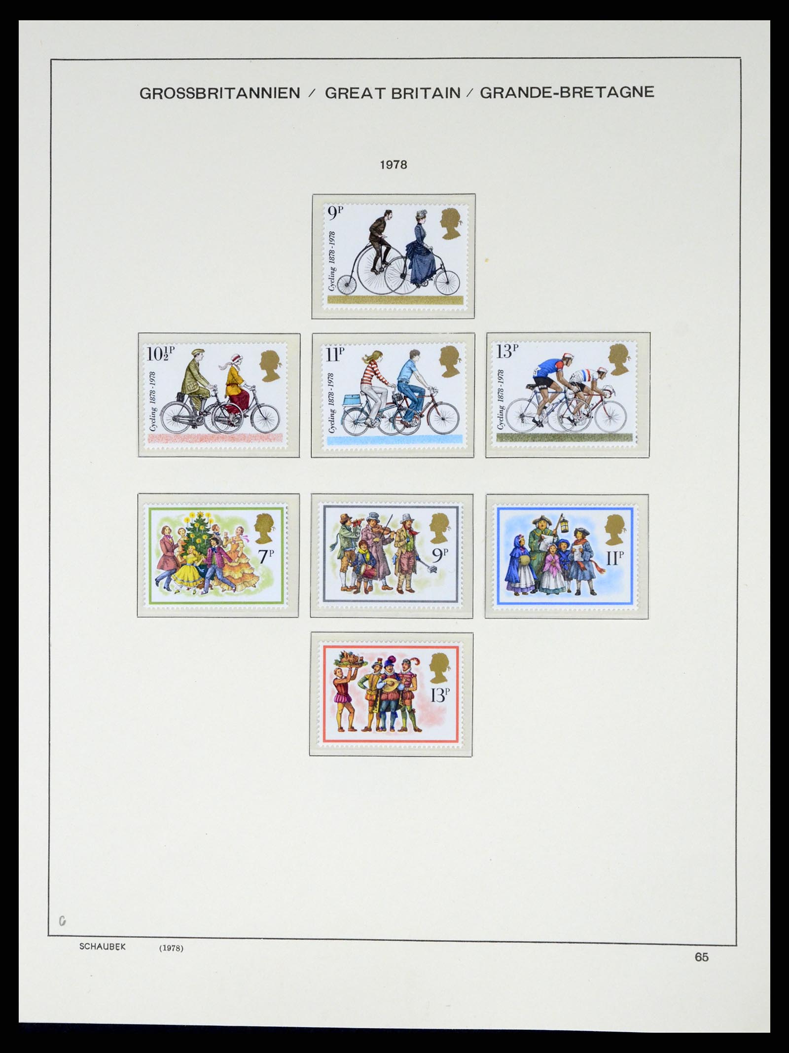 37310 069 - Postzegelverzameling 37310 Engeland 1840-1988.