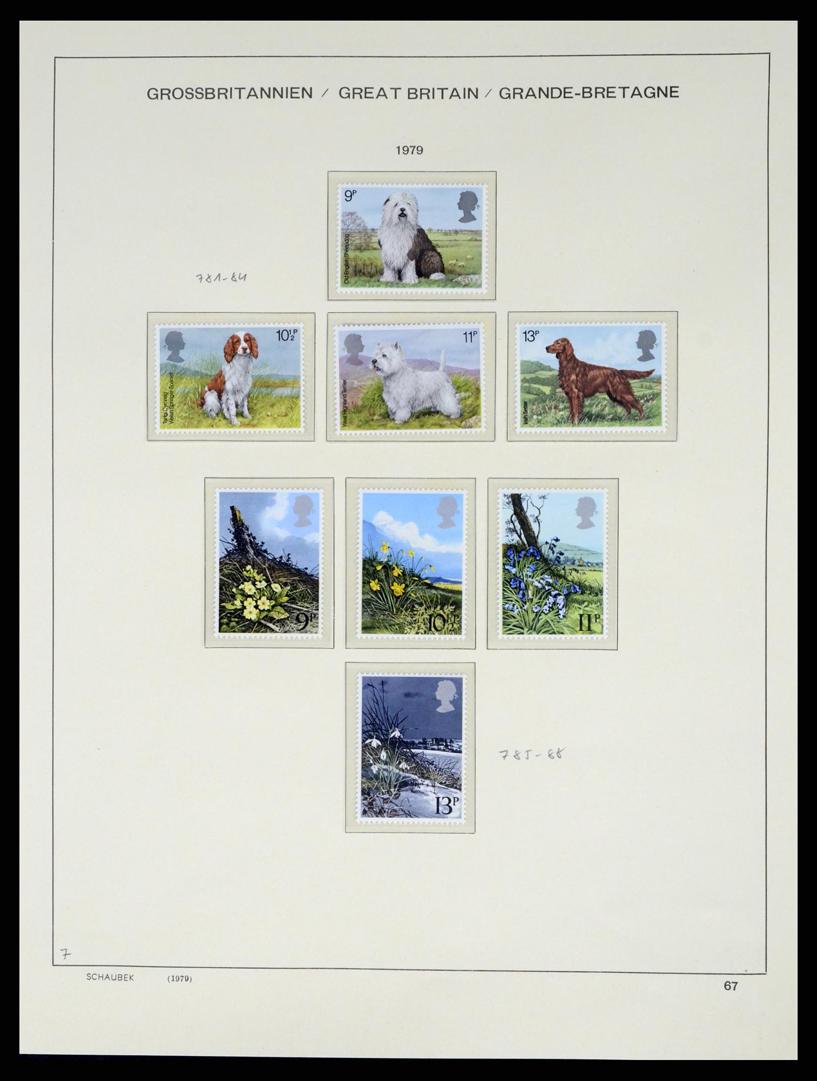 37310 070 - Postzegelverzameling 37310 Engeland 1840-1988.