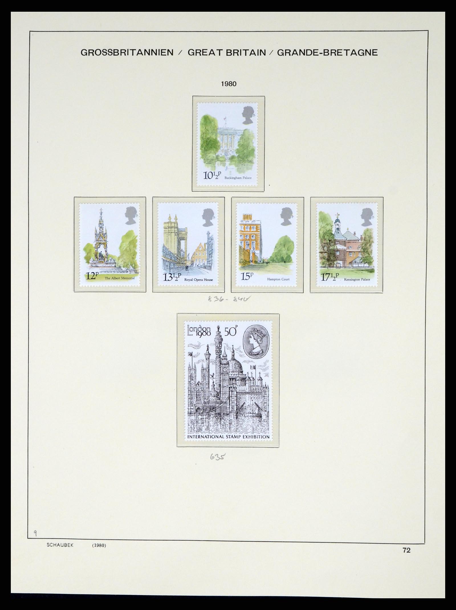 37310 076 - Postzegelverzameling 37310 Engeland 1840-1988.