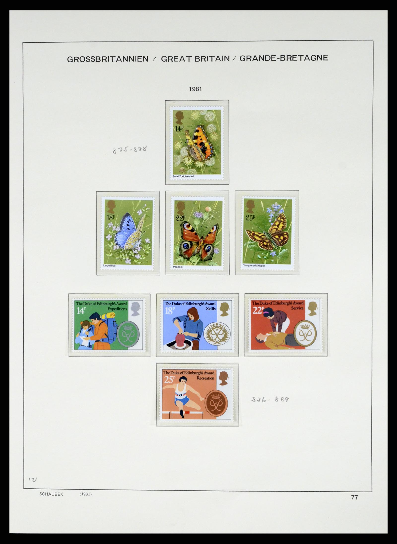 37310 082 - Postzegelverzameling 37310 Engeland 1840-1988.