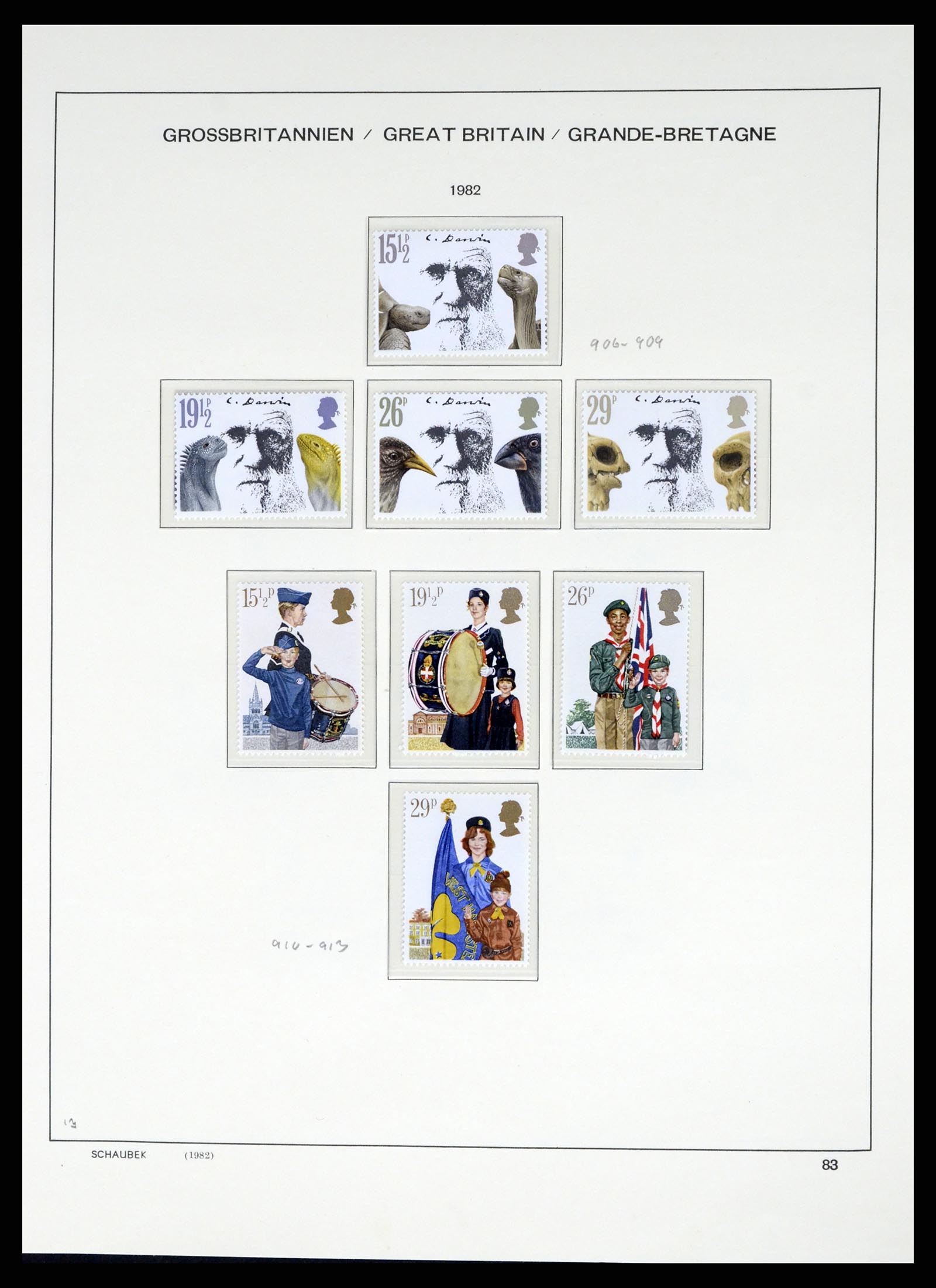 37310 085 - Postzegelverzameling 37310 Engeland 1840-1988.