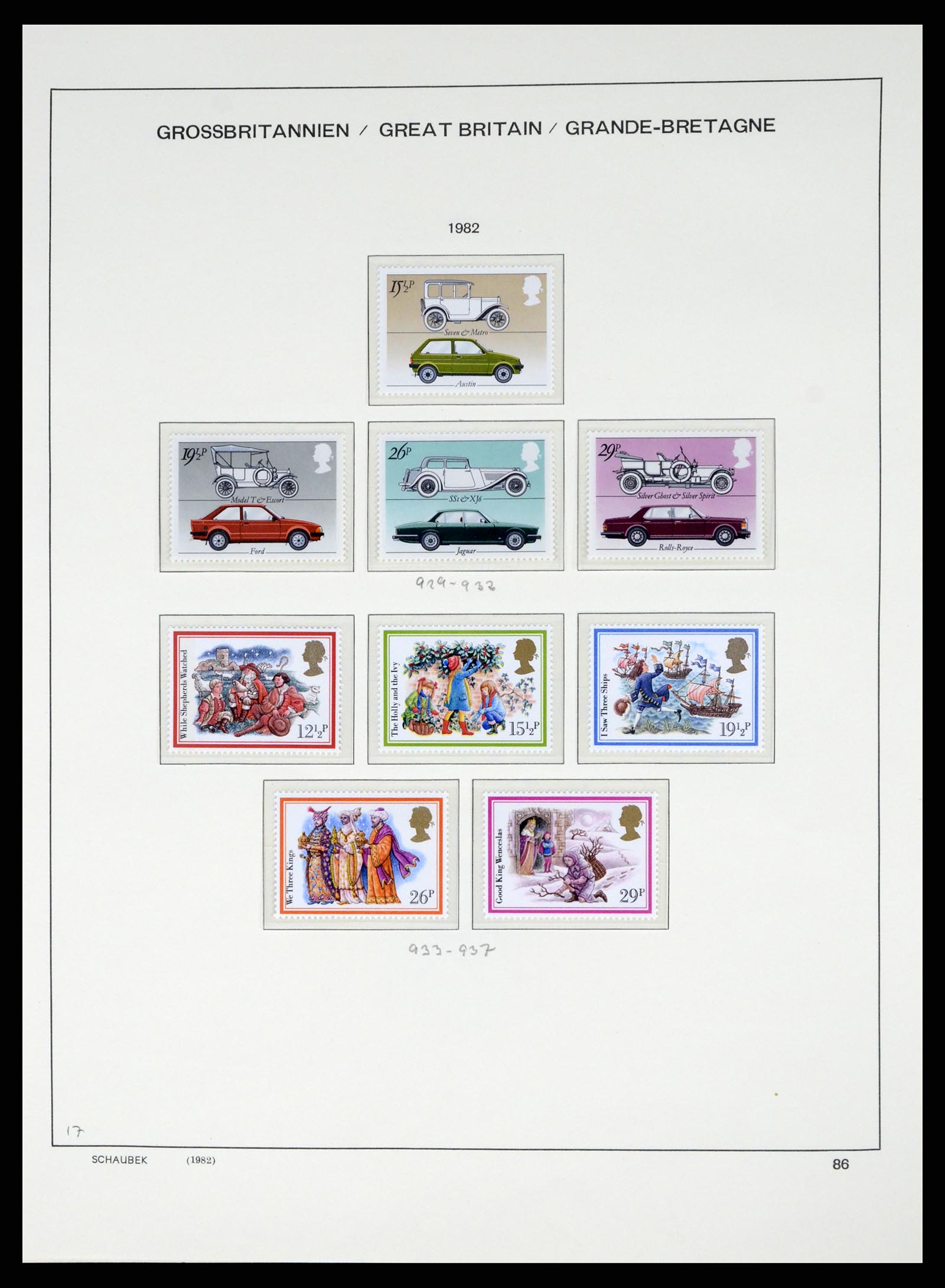 37310 088 - Postzegelverzameling 37310 Engeland 1840-1988.