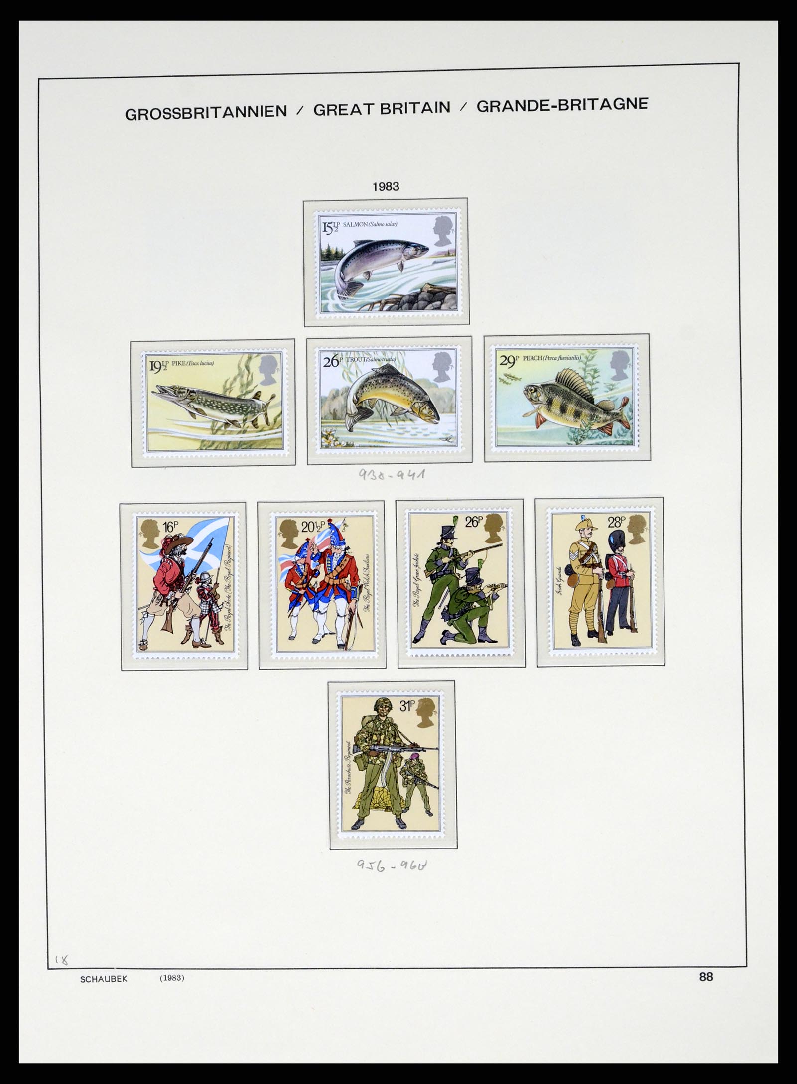 37310 089 - Postzegelverzameling 37310 Engeland 1840-1988.