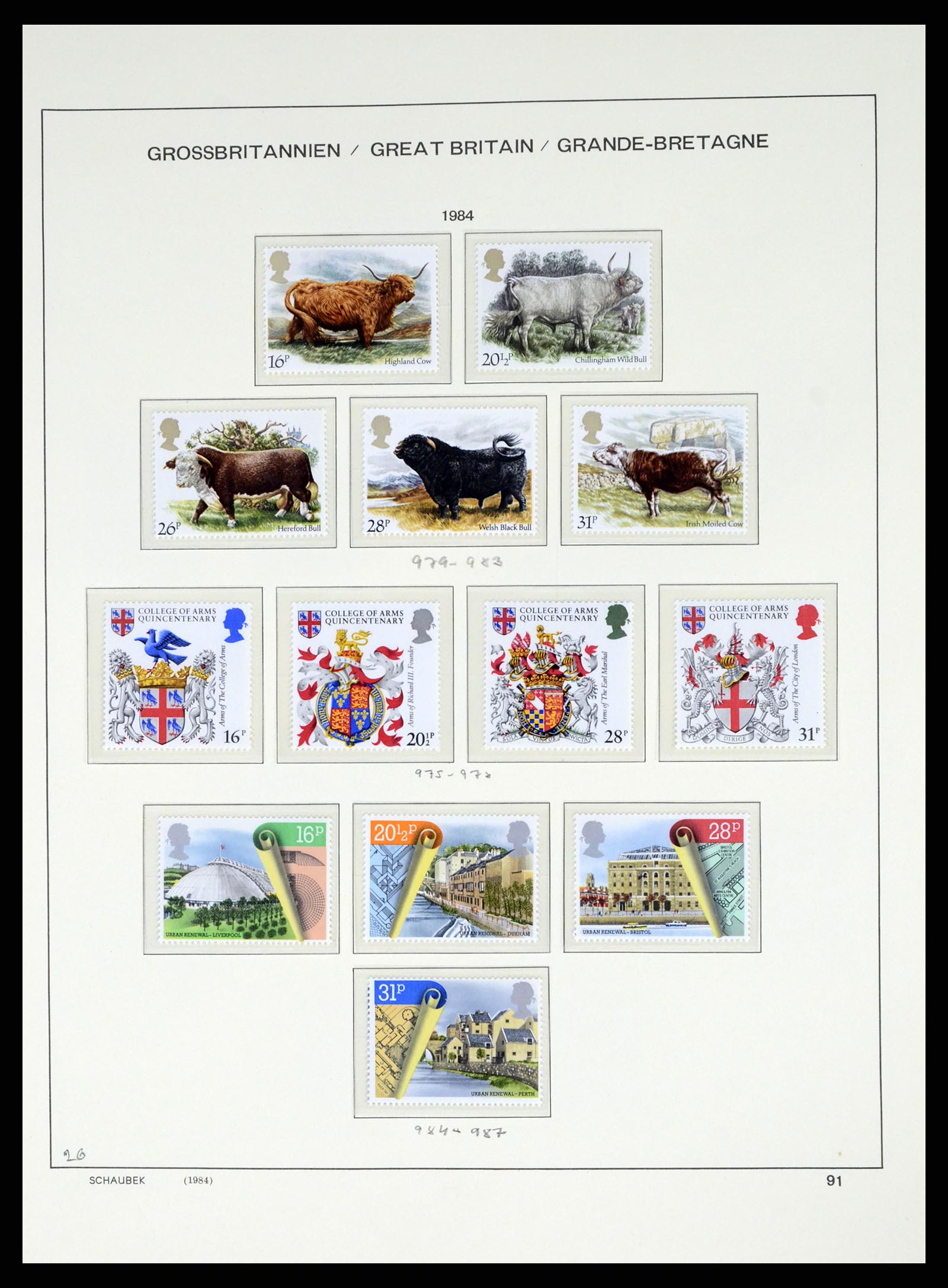 37310 092 - Postzegelverzameling 37310 Engeland 1840-1988.