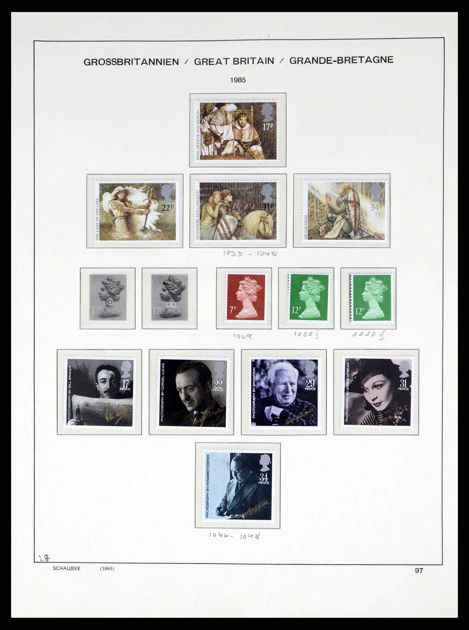 37310 097 - Postzegelverzameling 37310 Engeland 1840-1988.