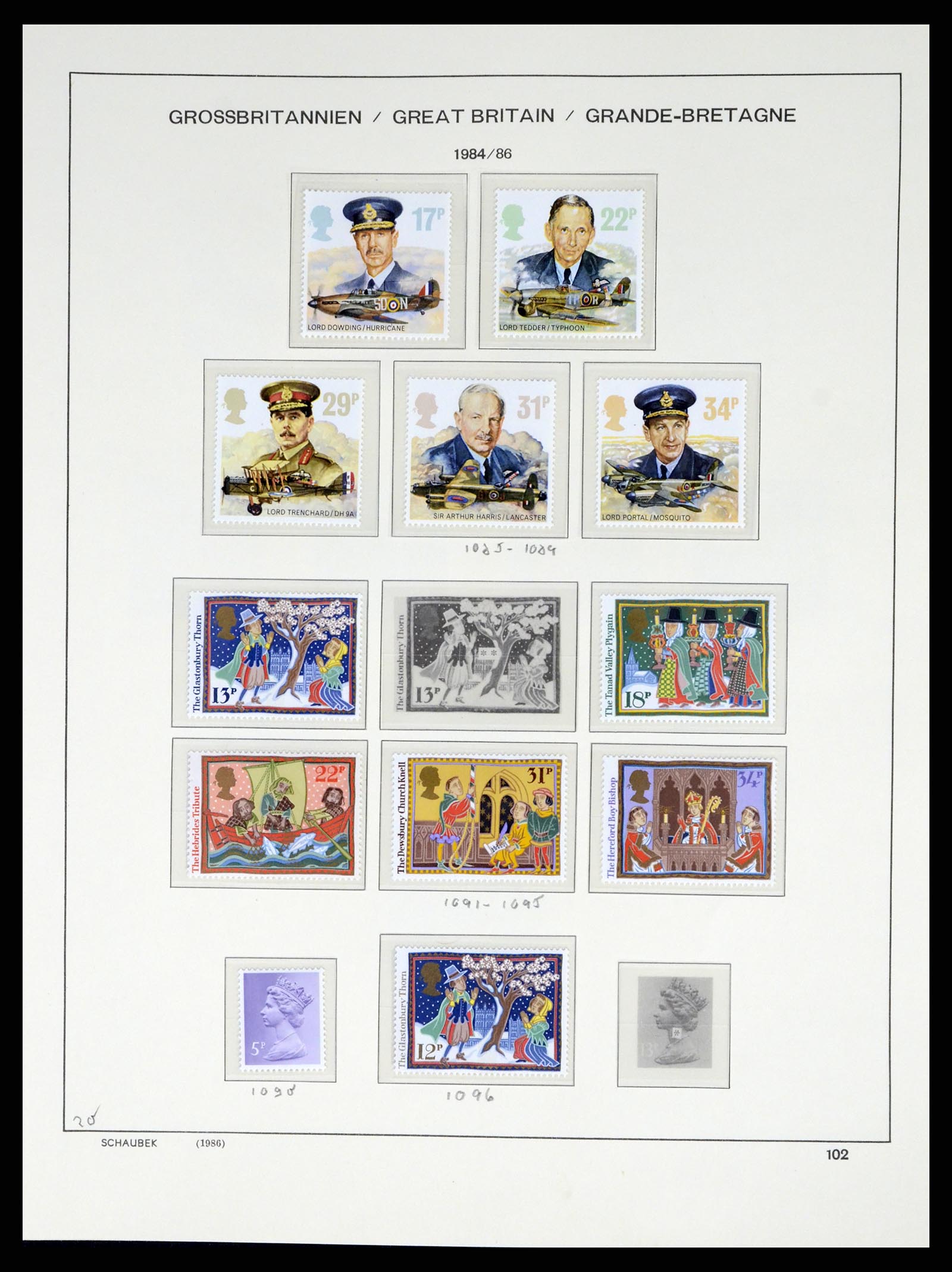 37310 102 - Stamp collection 37310 Great Britain 1840-1988.