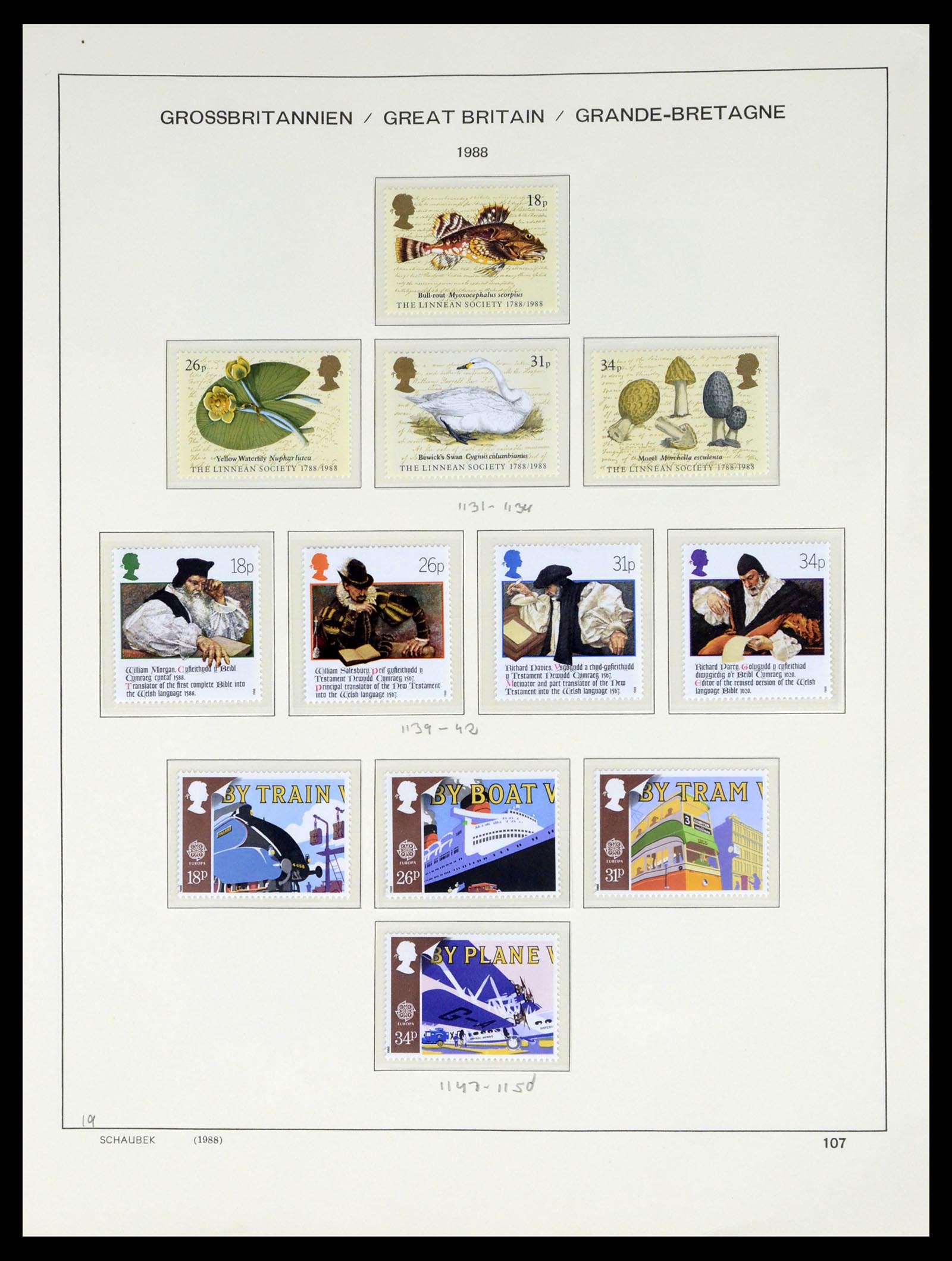 37310 106 - Stamp collection 37310 Great Britain 1840-1988.