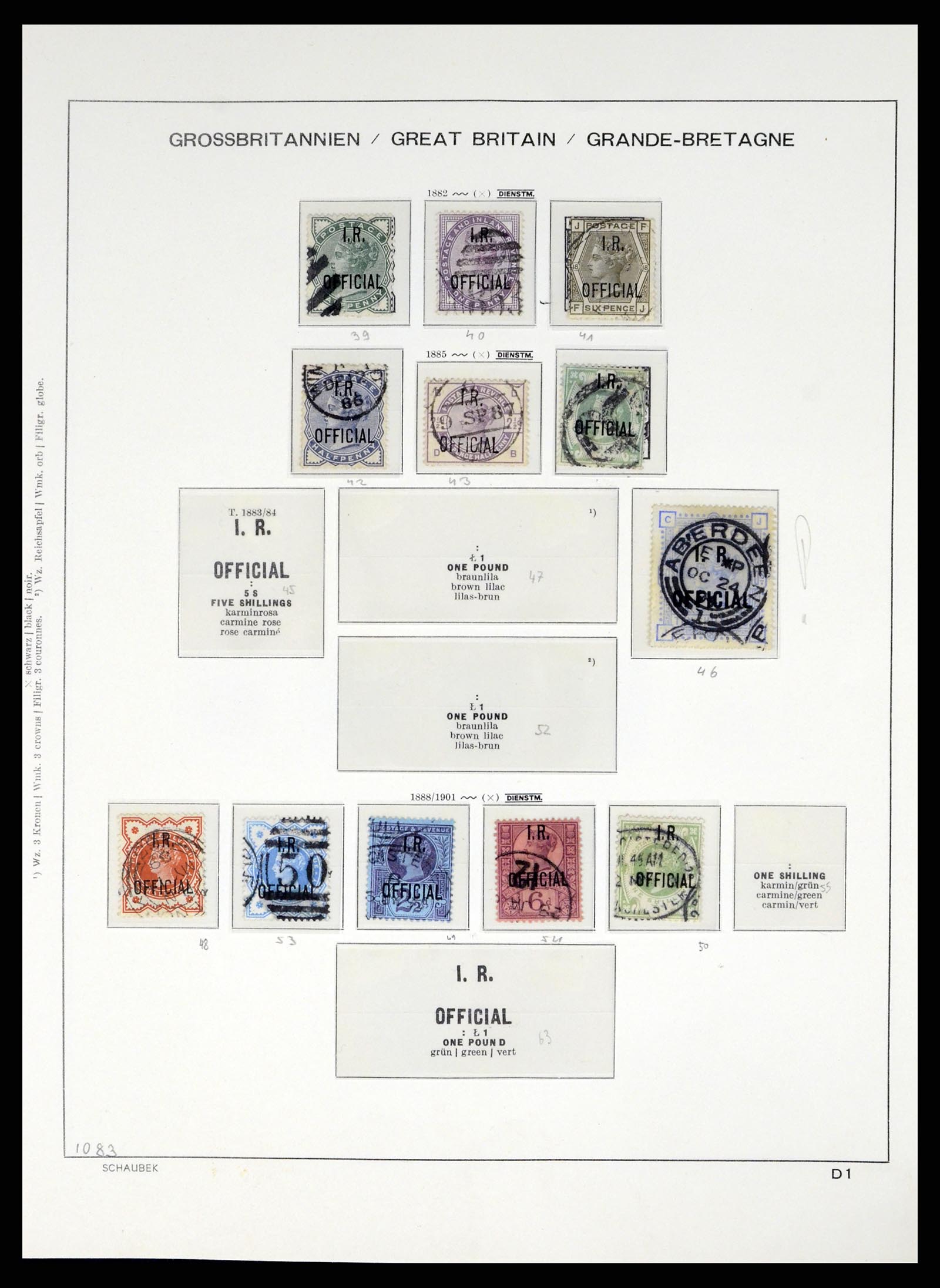 37310 116 - Stamp collection 37310 Great Britain 1840-1988.