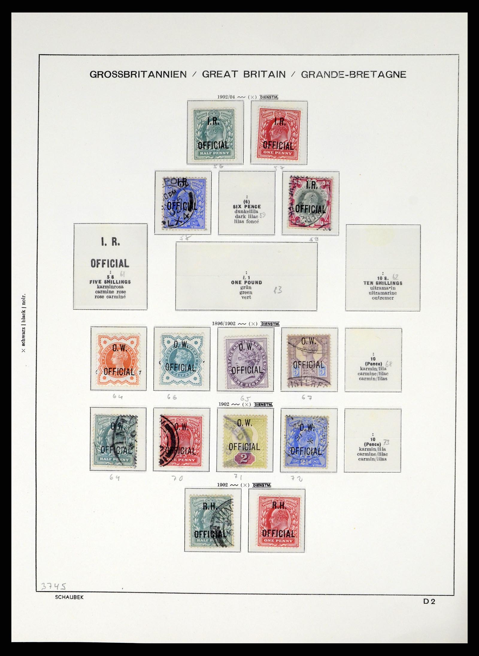 37310 117 - Stamp collection 37310 Great Britain 1840-1988.
