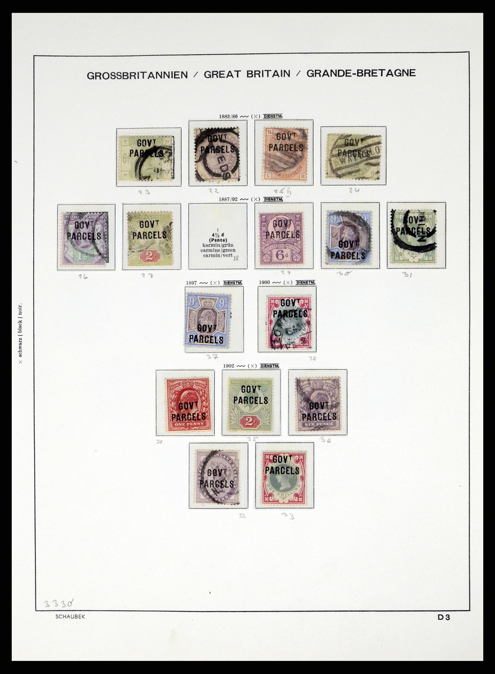 37310 118 - Stamp collection 37310 Great Britain 1840-1988.