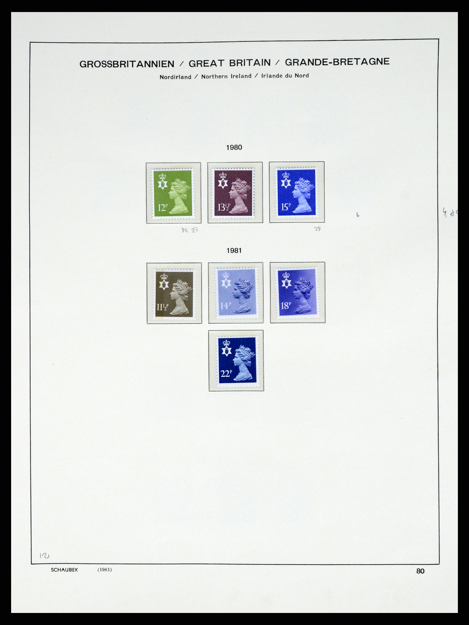 37310 141 - Postzegelverzameling 37310 Engeland 1840-1988.