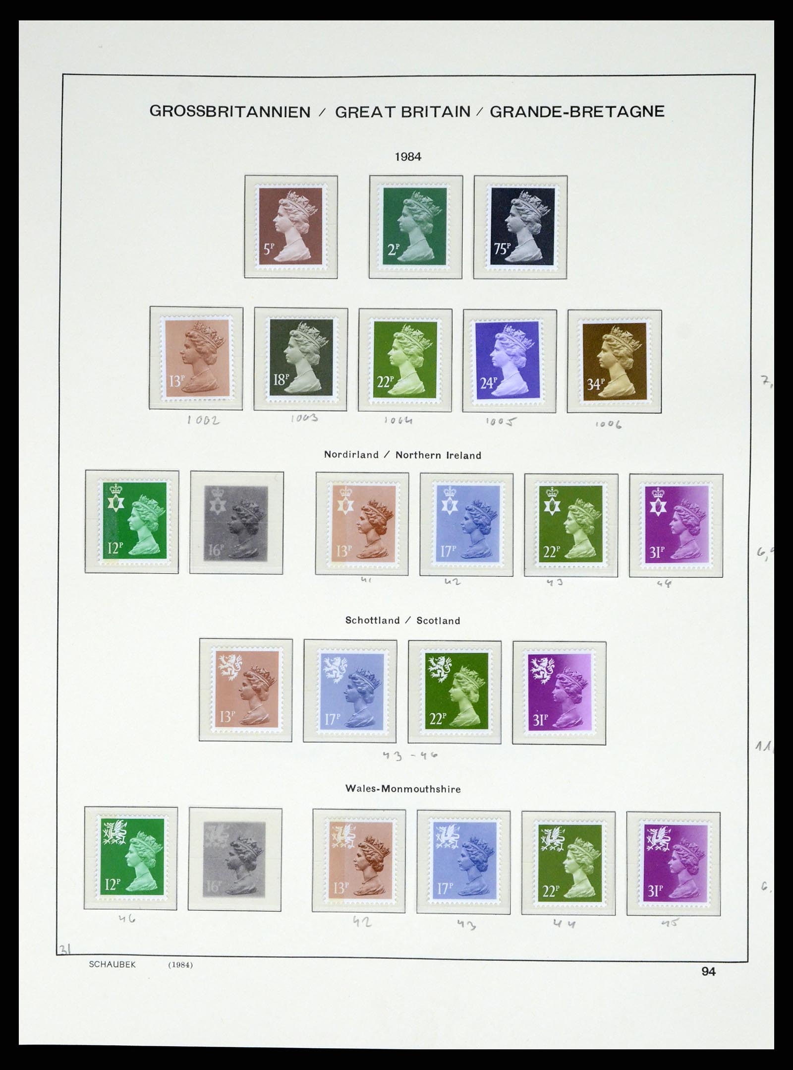37310 143 - Postzegelverzameling 37310 Engeland 1840-1988.