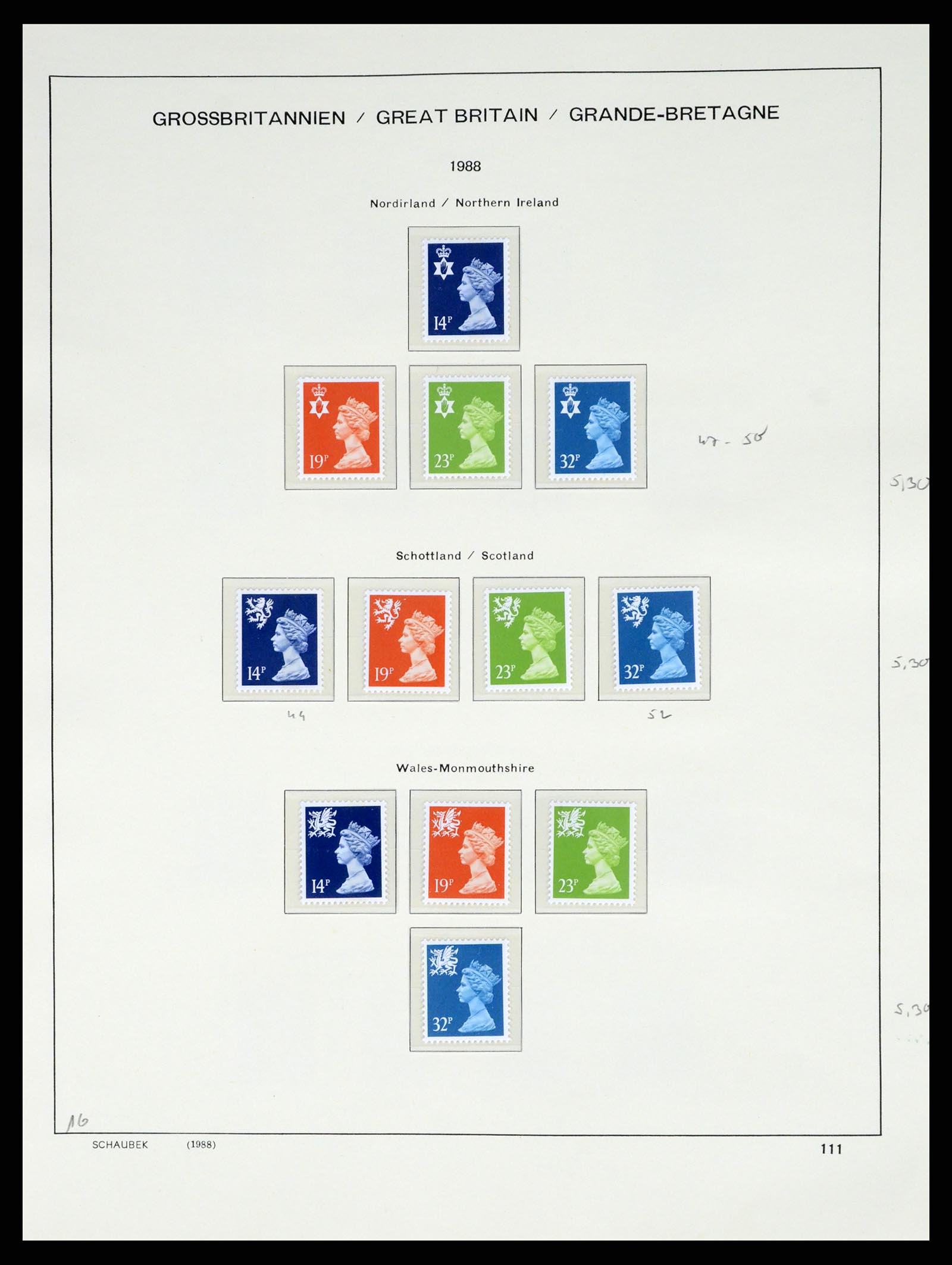 37310 144 - Postzegelverzameling 37310 Engeland 1840-1988.