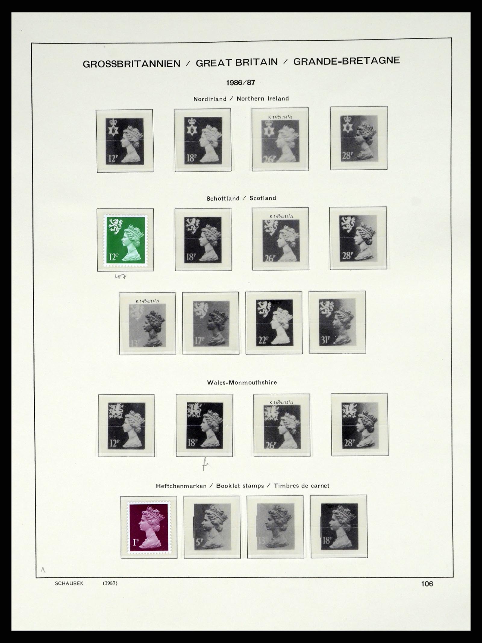37310 145 - Postzegelverzameling 37310 Engeland 1840-1988.