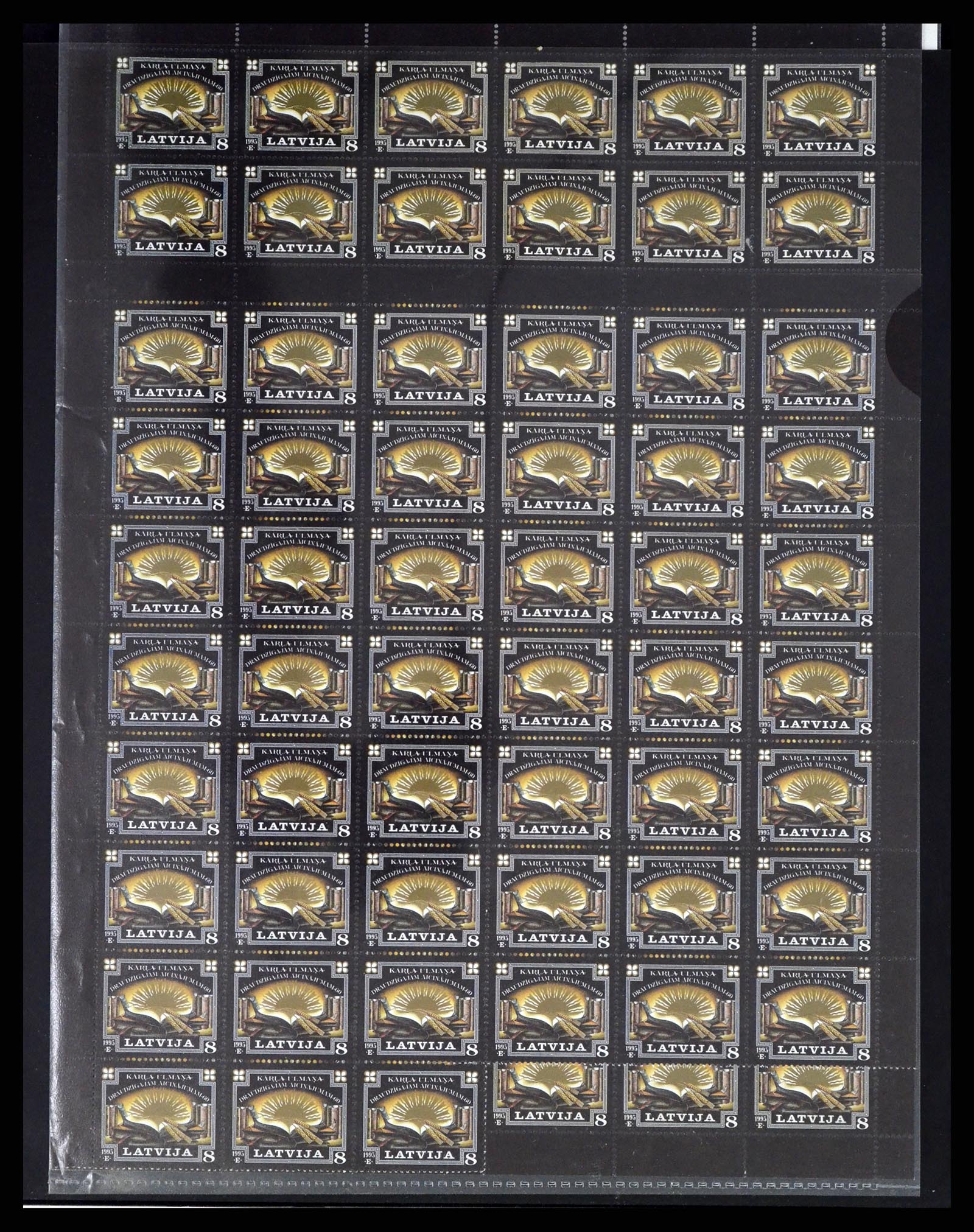 37312 047 - Postzegelverzameling 37312 Letland en Litouwen 1990-2000.