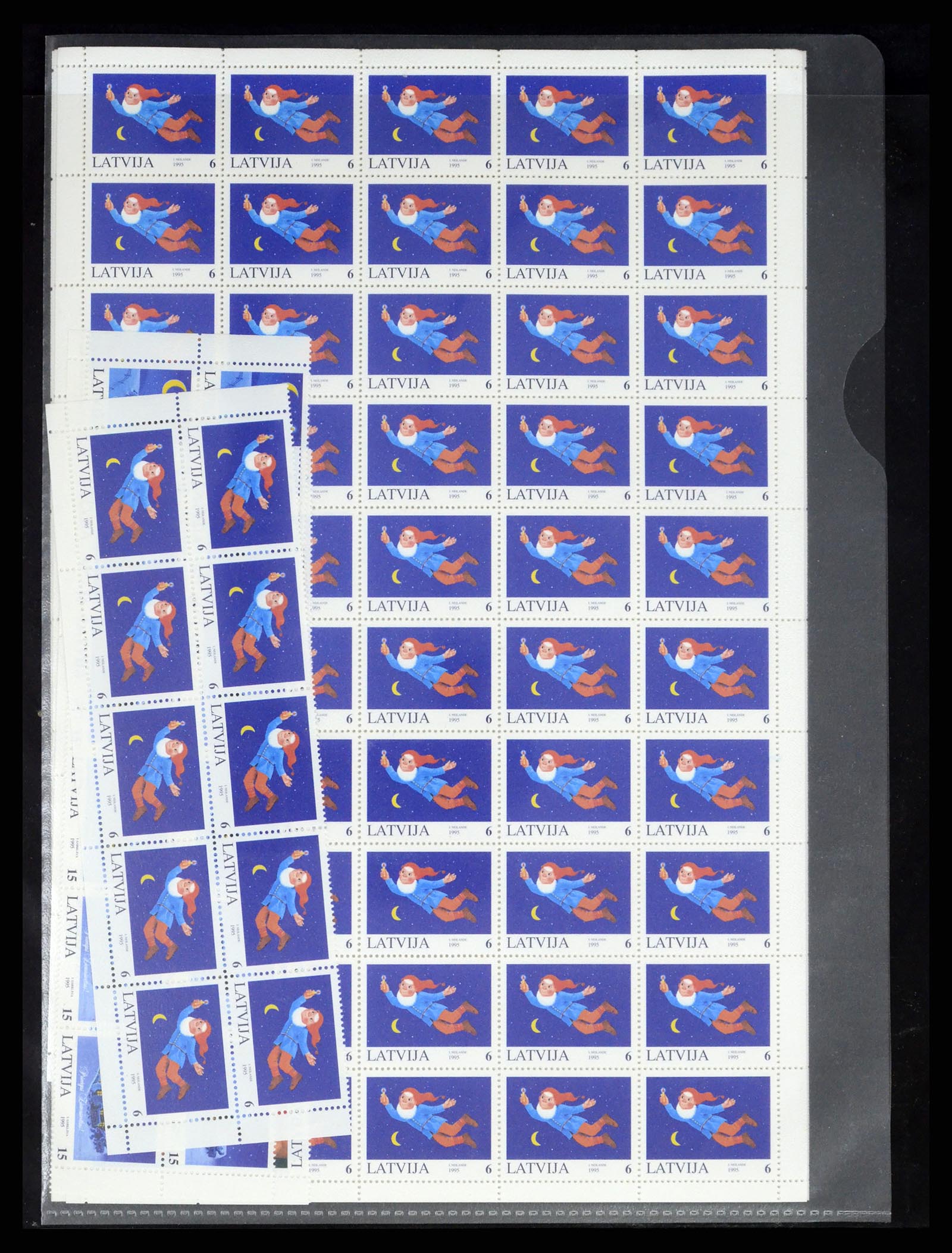 37312 049 - Postzegelverzameling 37312 Letland en Litouwen 1990-2000.
